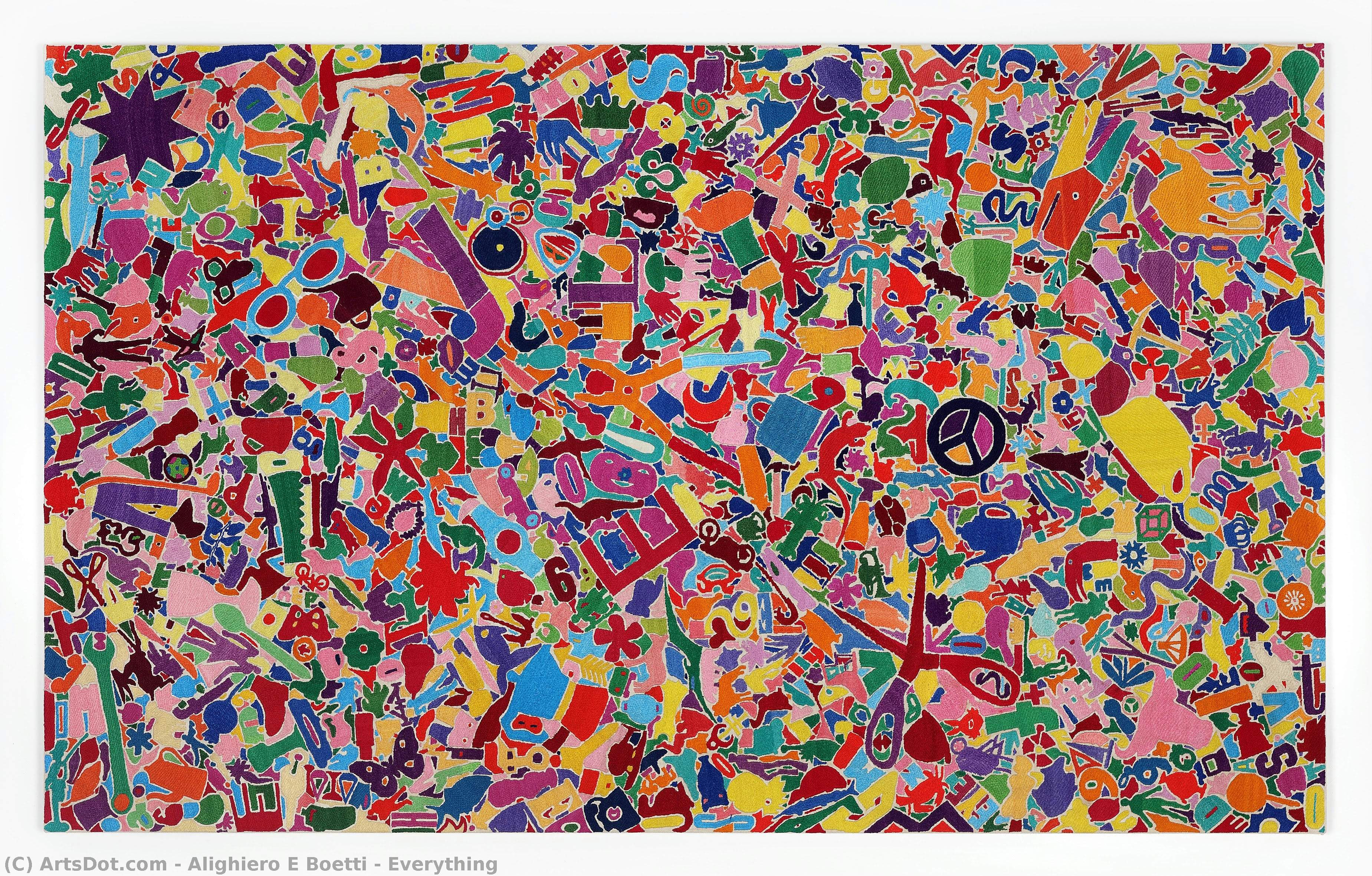 alighiero e boetti, Everything