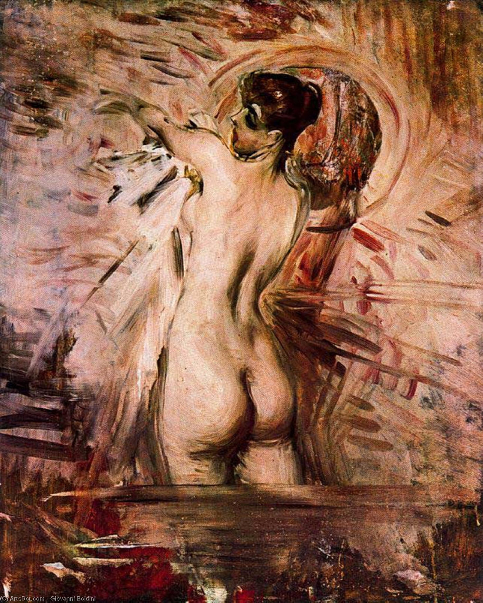 In The Bath — Giovanni Boldini