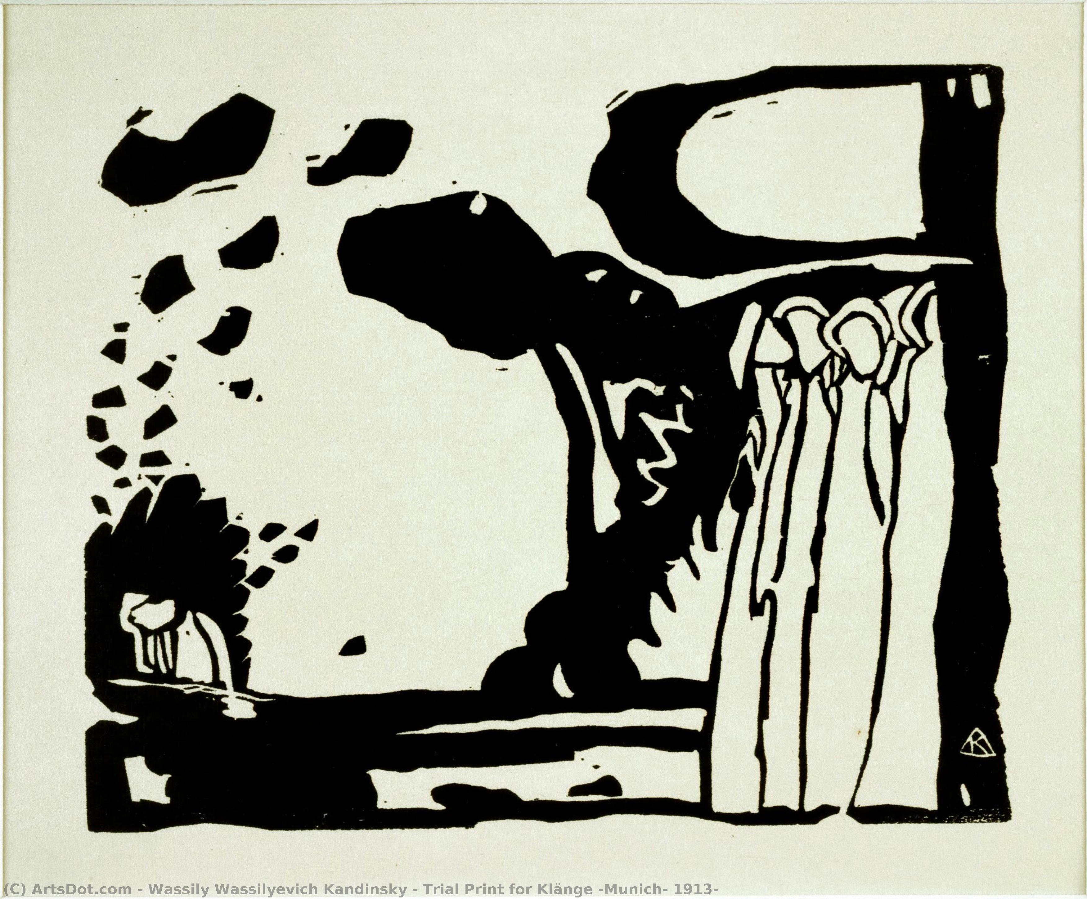 Kustni Odtis Za Klänge (munich, 1913) — Vasiliy Vasil'evič Kandinskij