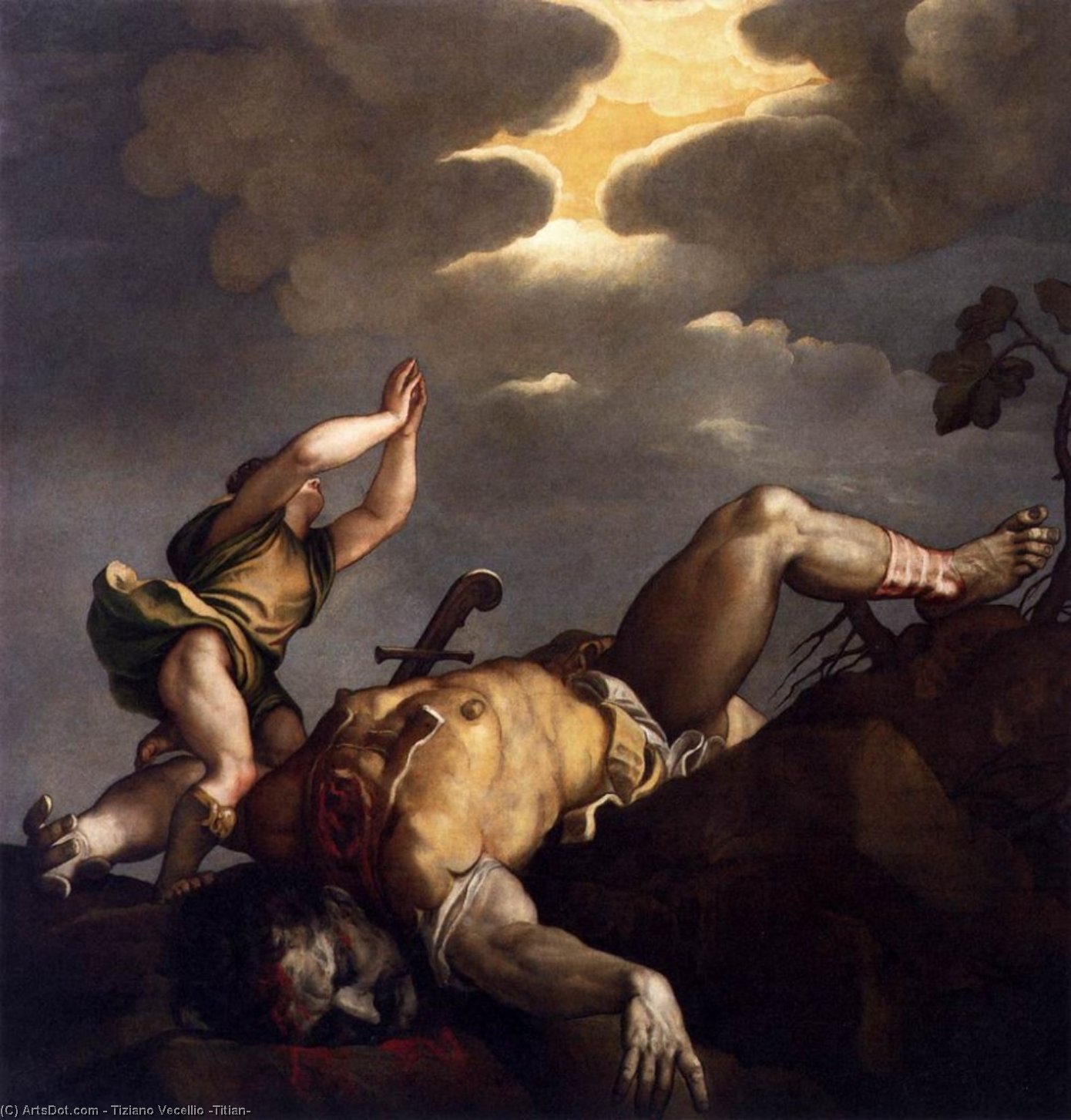 David Und Goliath — Tizian
