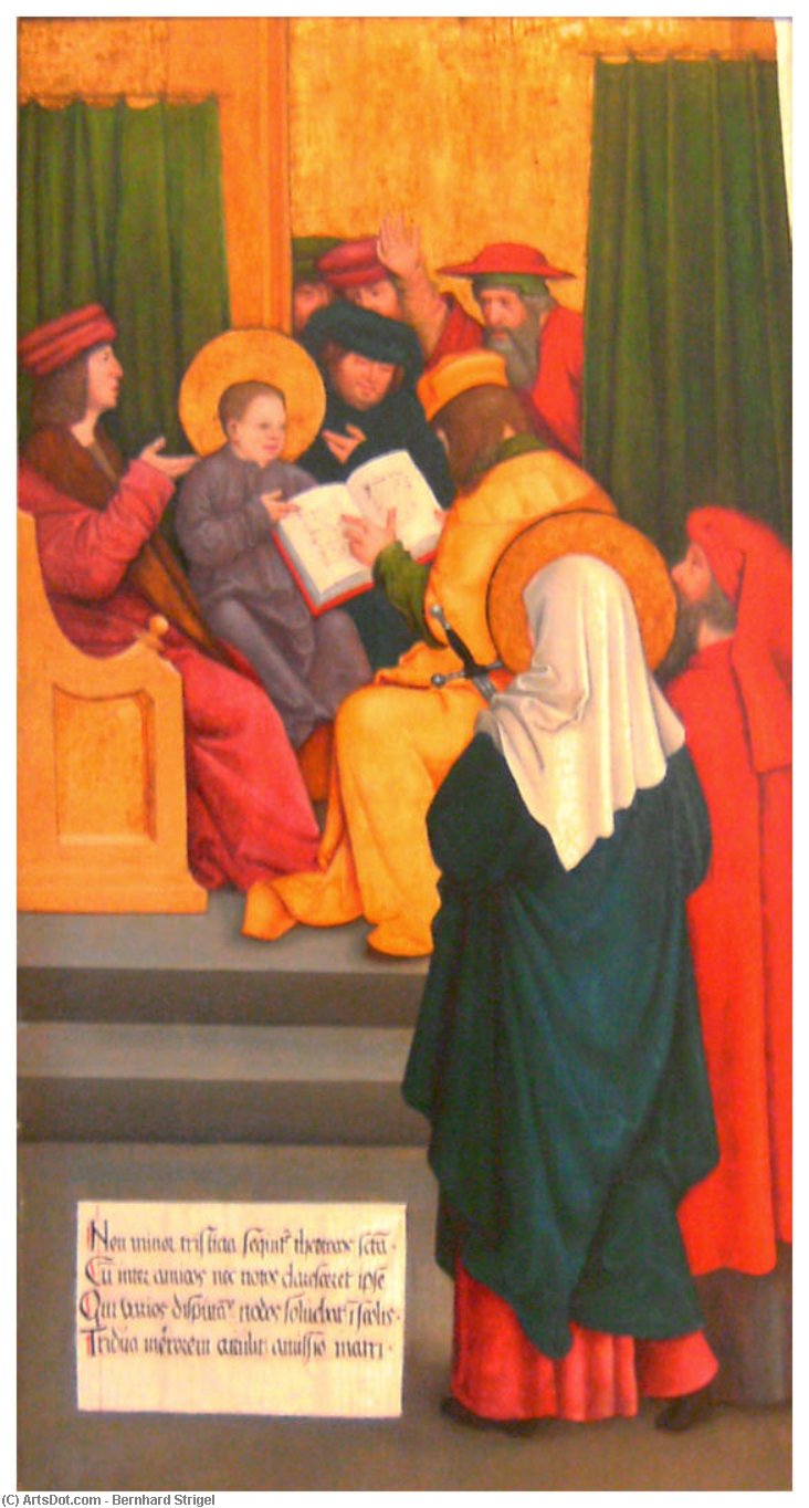 Twelve-year-old Jesus In The Temple — Bernhard Strigel