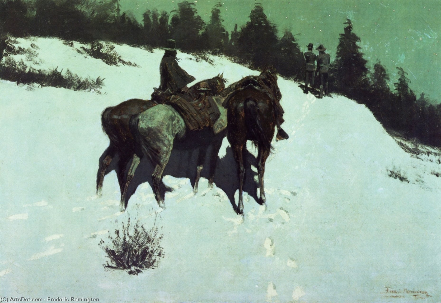 A Reconnaissance — Фредерик Ремінгтон