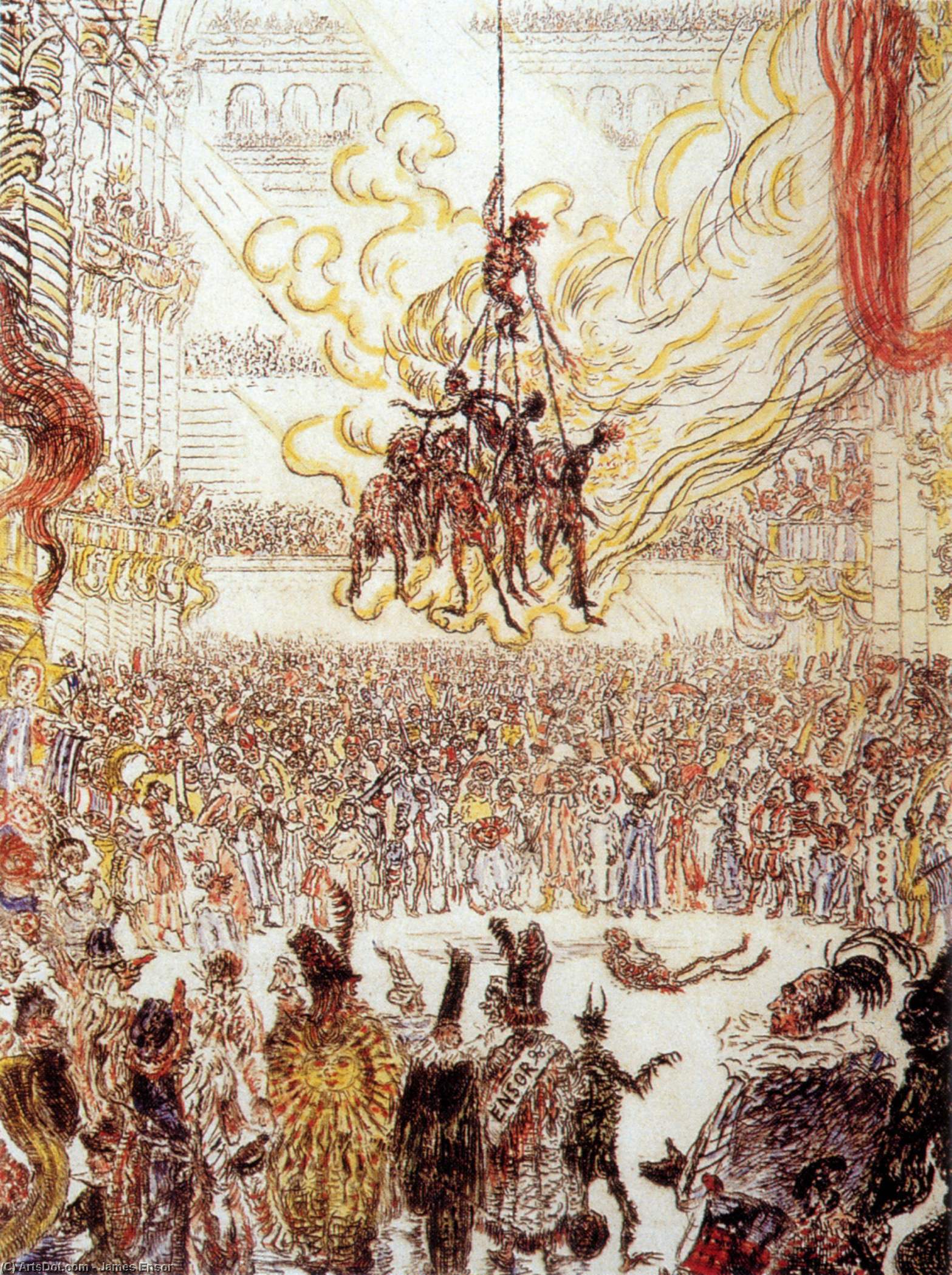 Hop-frogs Rache — James Ensor