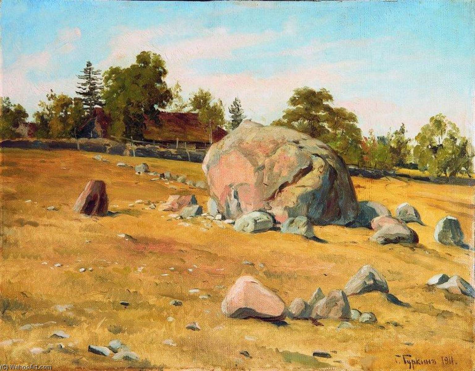 Landscape With Rocks — Grigory Gurkin