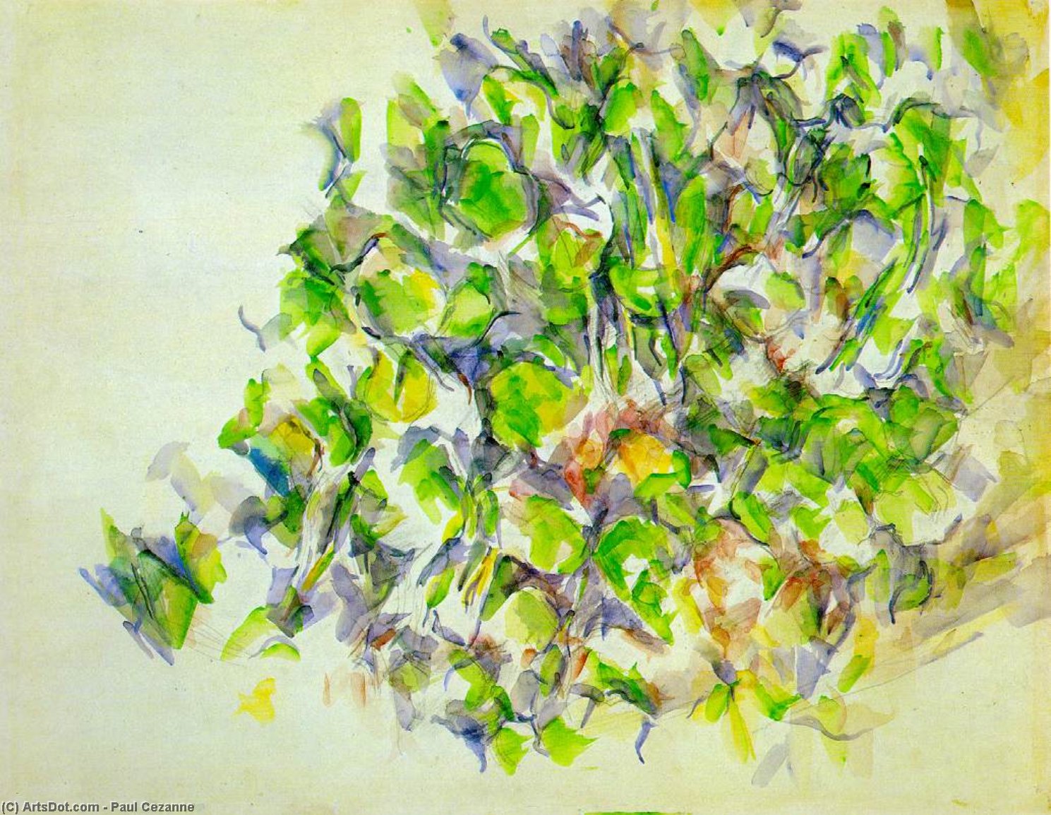 Foliage — Paul Cézanne