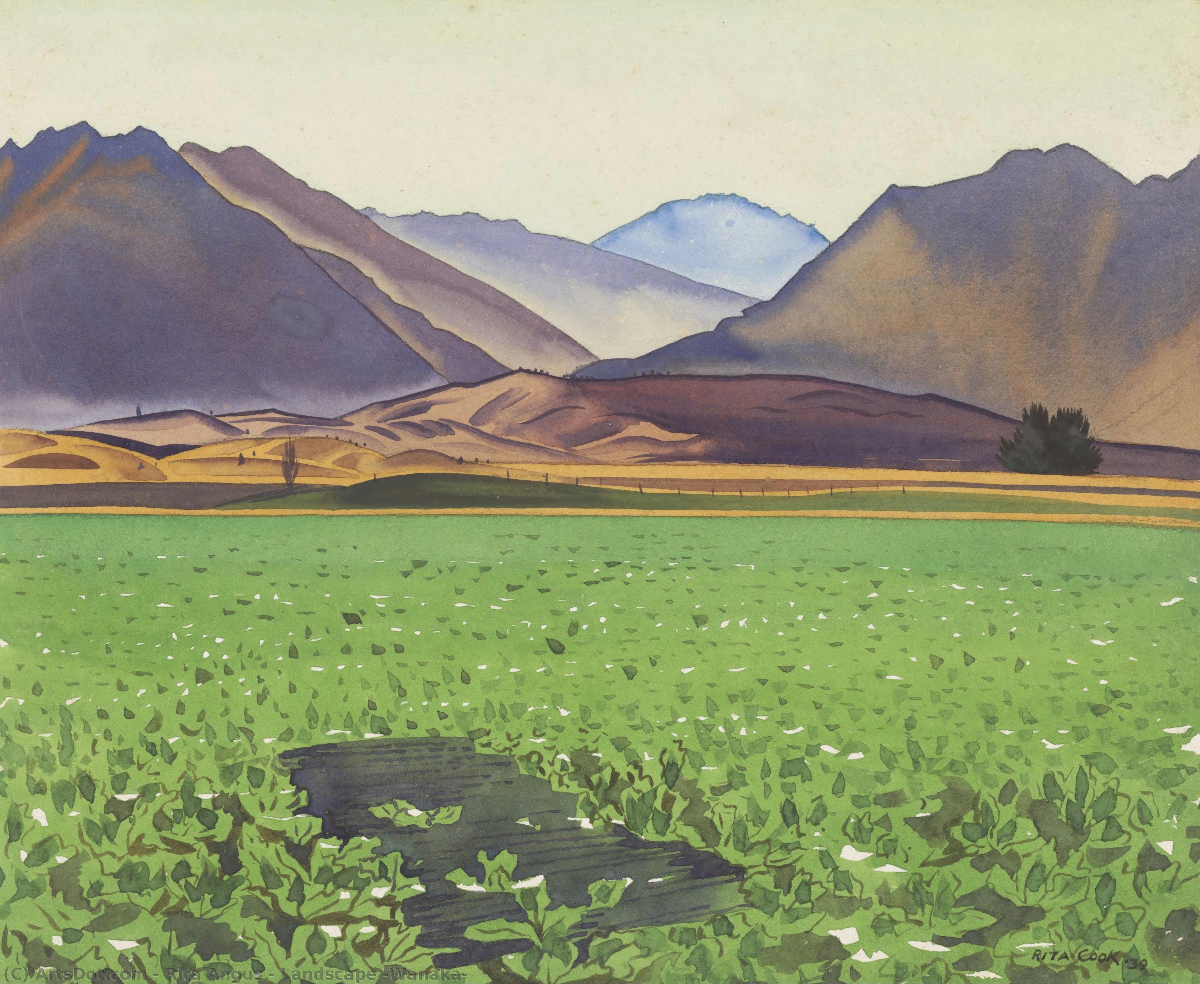 Landschaft (wanaka) — Rita Angus
