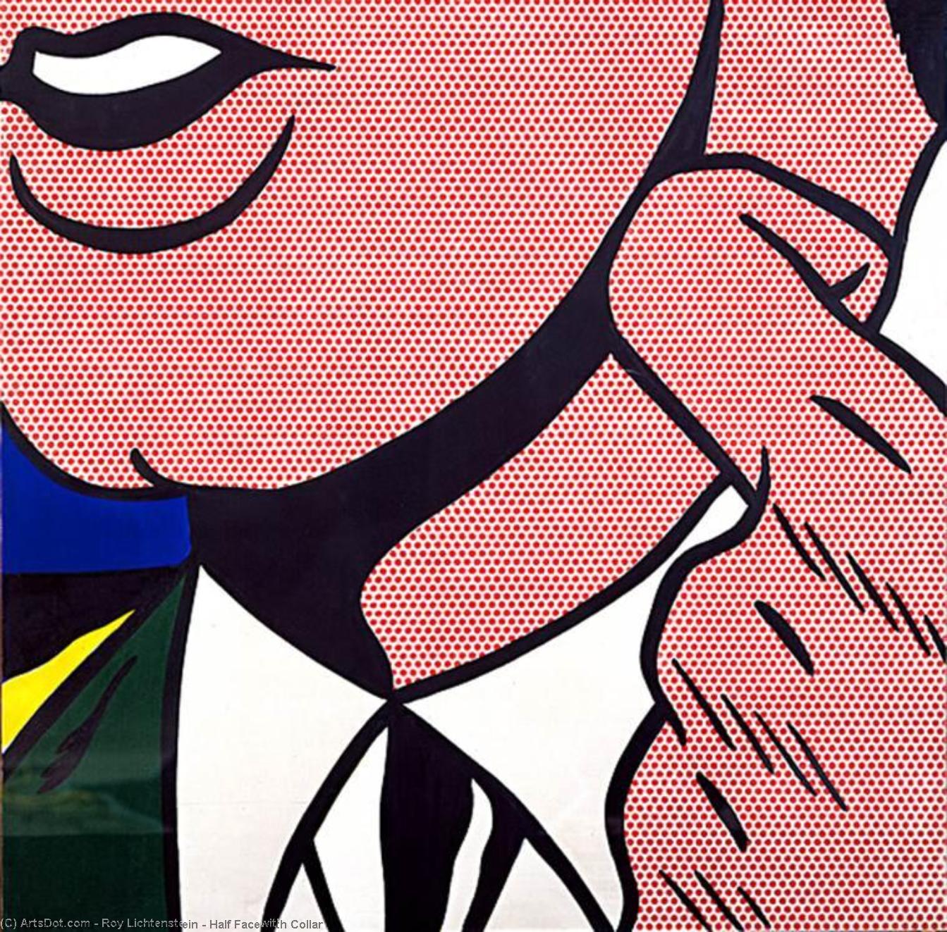 Polovina Obličeje S Límcem — Roy Lichtenstein