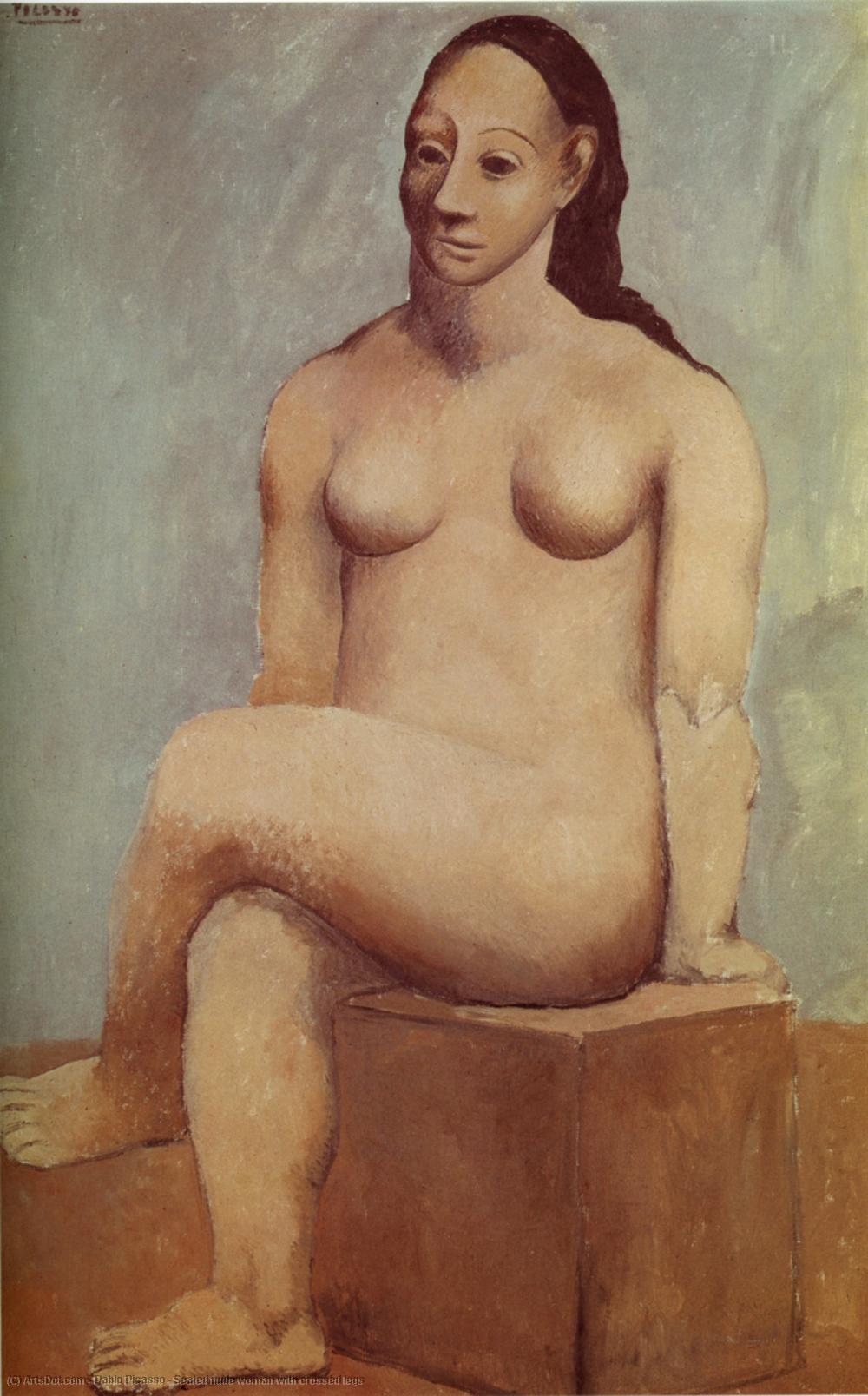 Donna Nuda Seduta Con Gambe Incrociate — Pablo Picasso