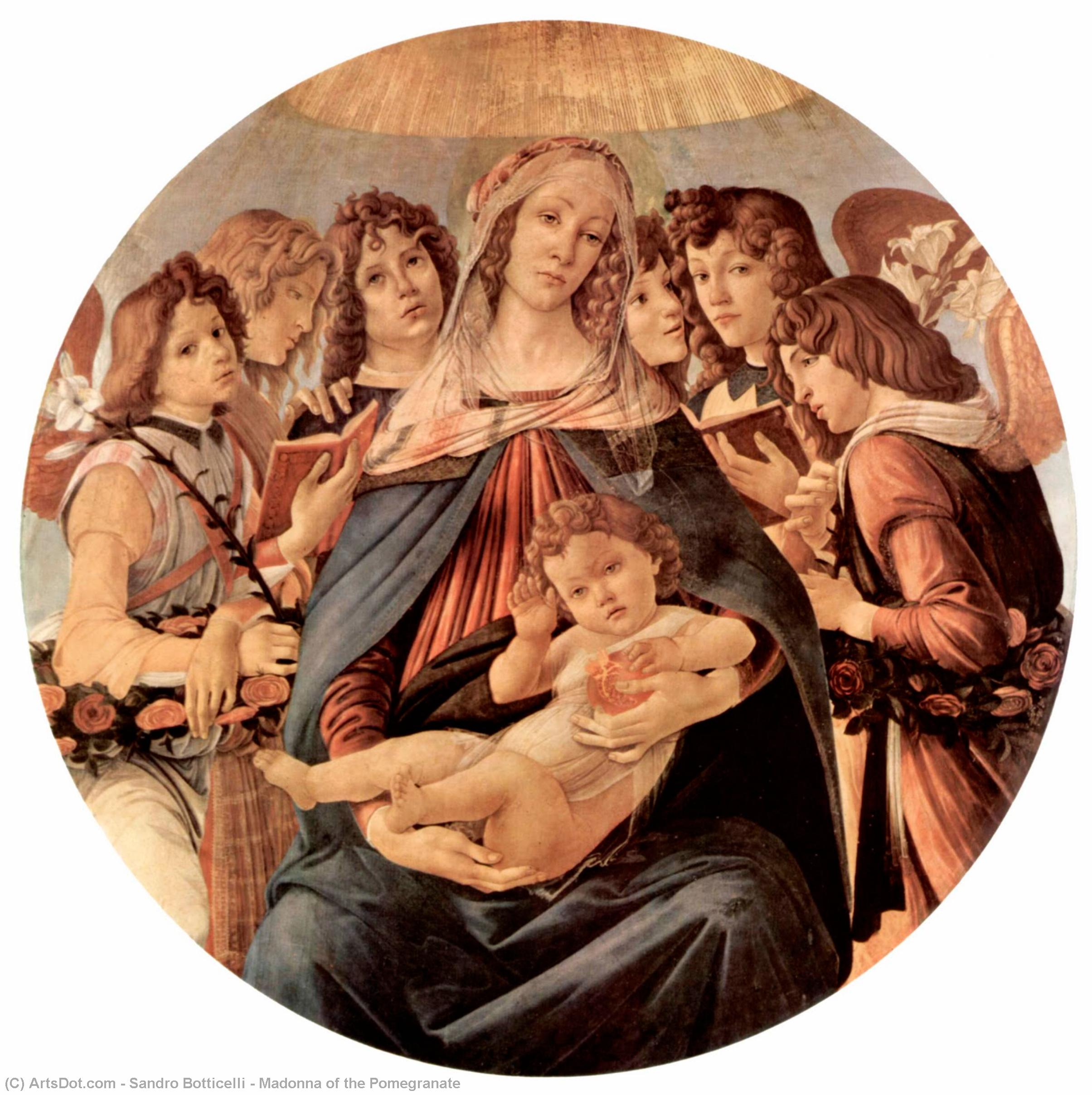Madonna Of The Pomegranate — Sandro Botticelli
