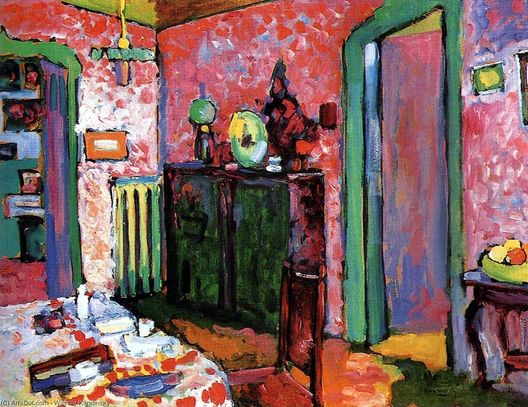 Interior (mi Comedor) — Wassily Wassilyevich Kandinsky