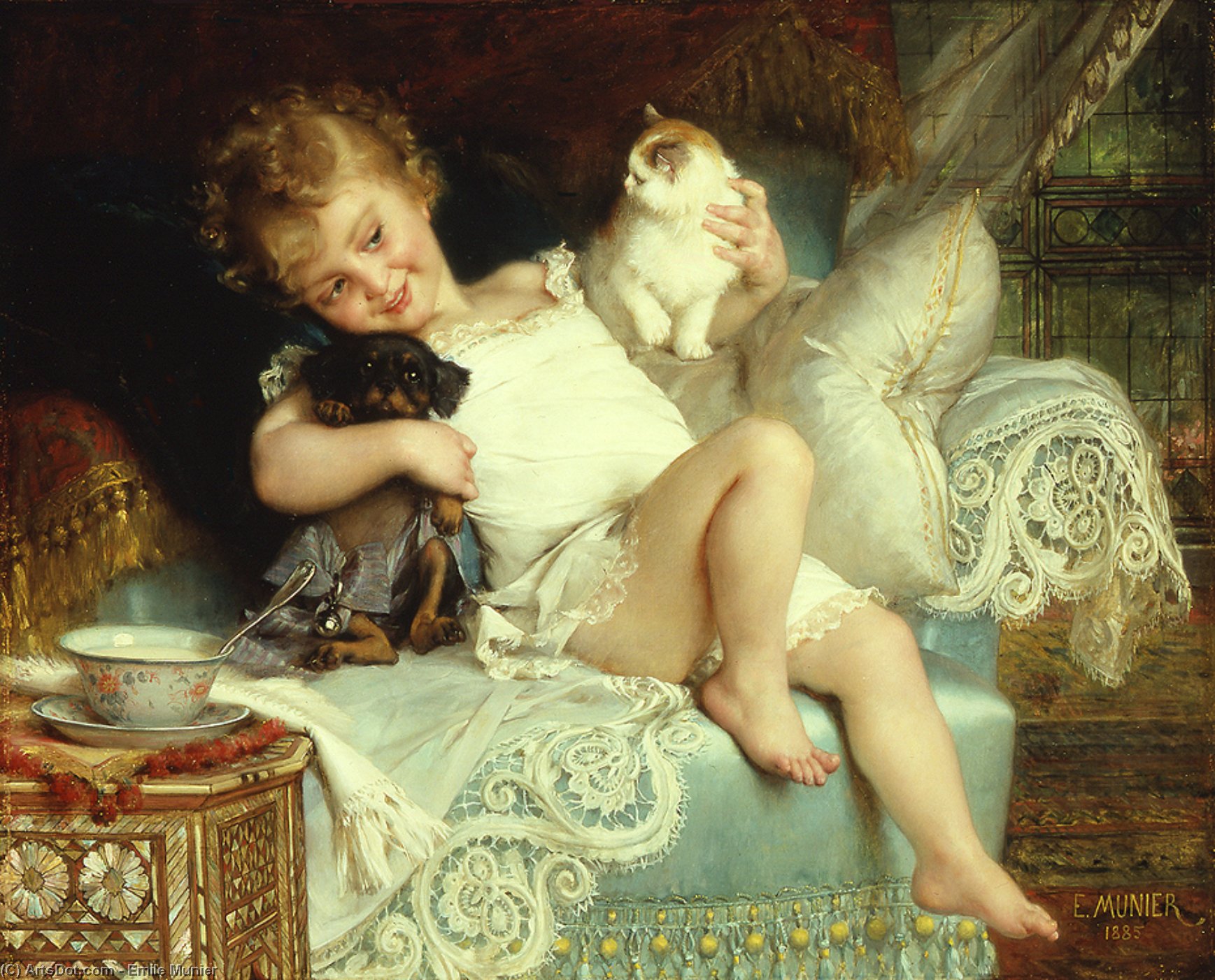 Three Friends — Émile Munier