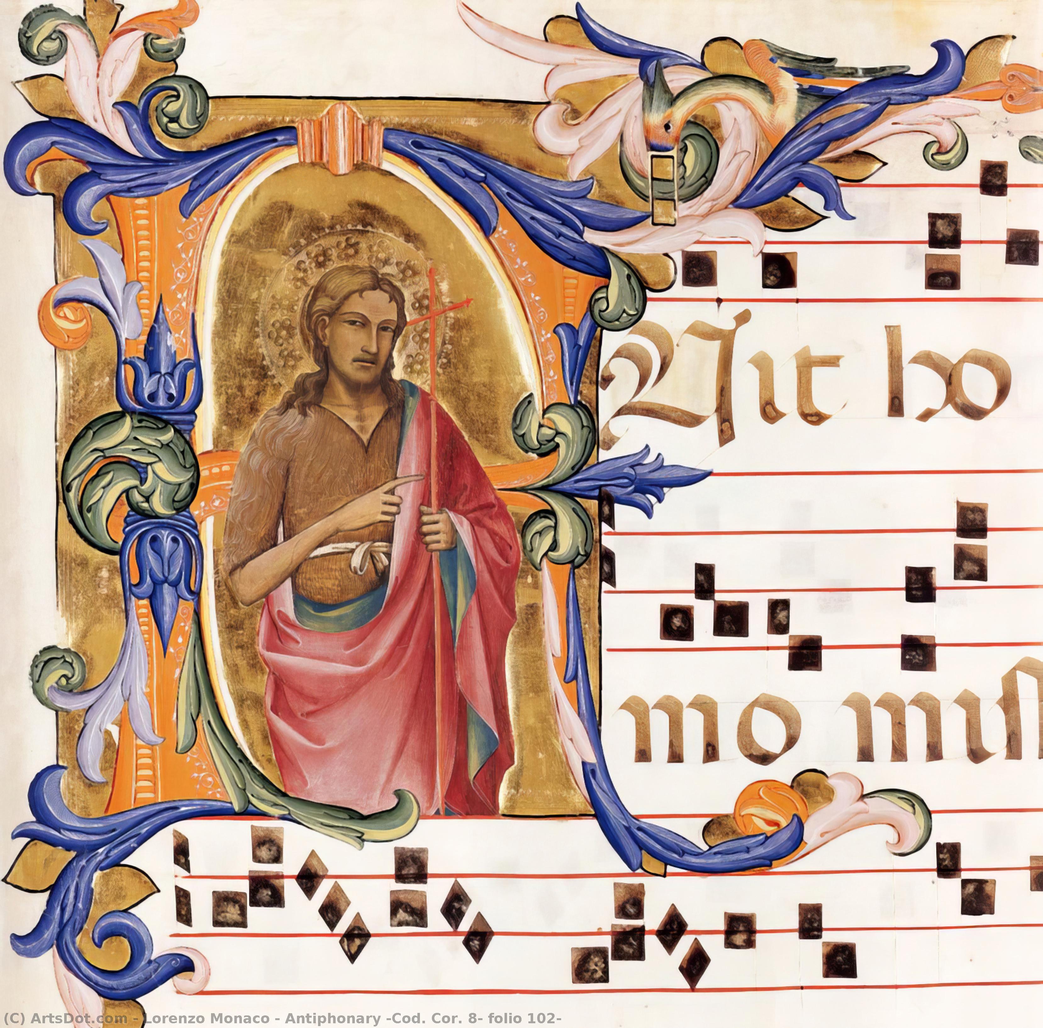 Antiphonar (cod. Cor. 8, Folio 102) — Lorenzo Monaco