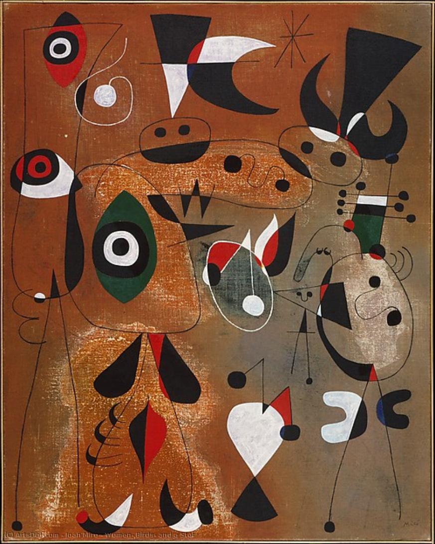 Donne, Uccelli E Una Stella — Joan Miró