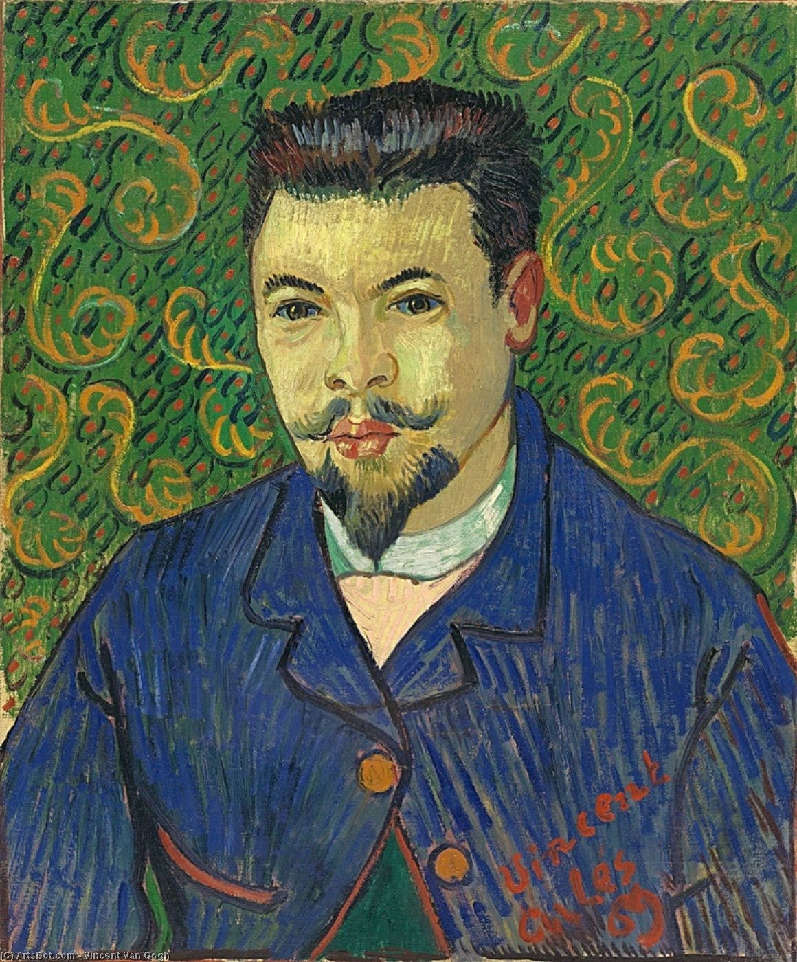 Portrait De Docteur Felix Rey — Vincent Willem Van Gogh