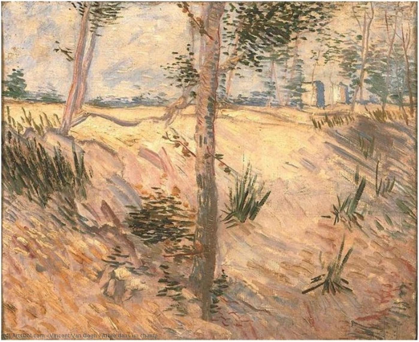 Arbre Dans Un Champ — Vincent Willem Van Gogh
