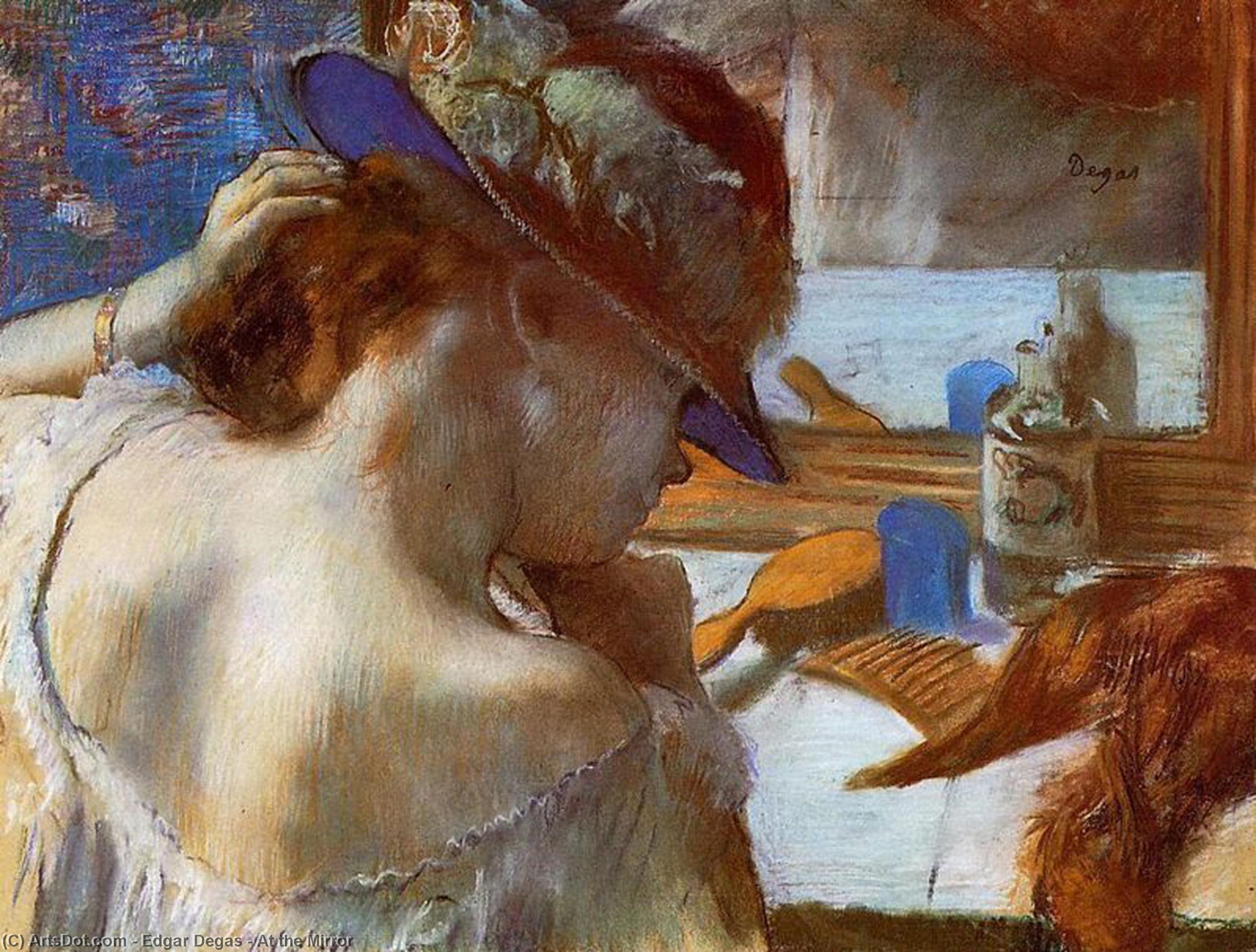 Davanti Allo Specchio — Hilaire-germain-edgar Degas