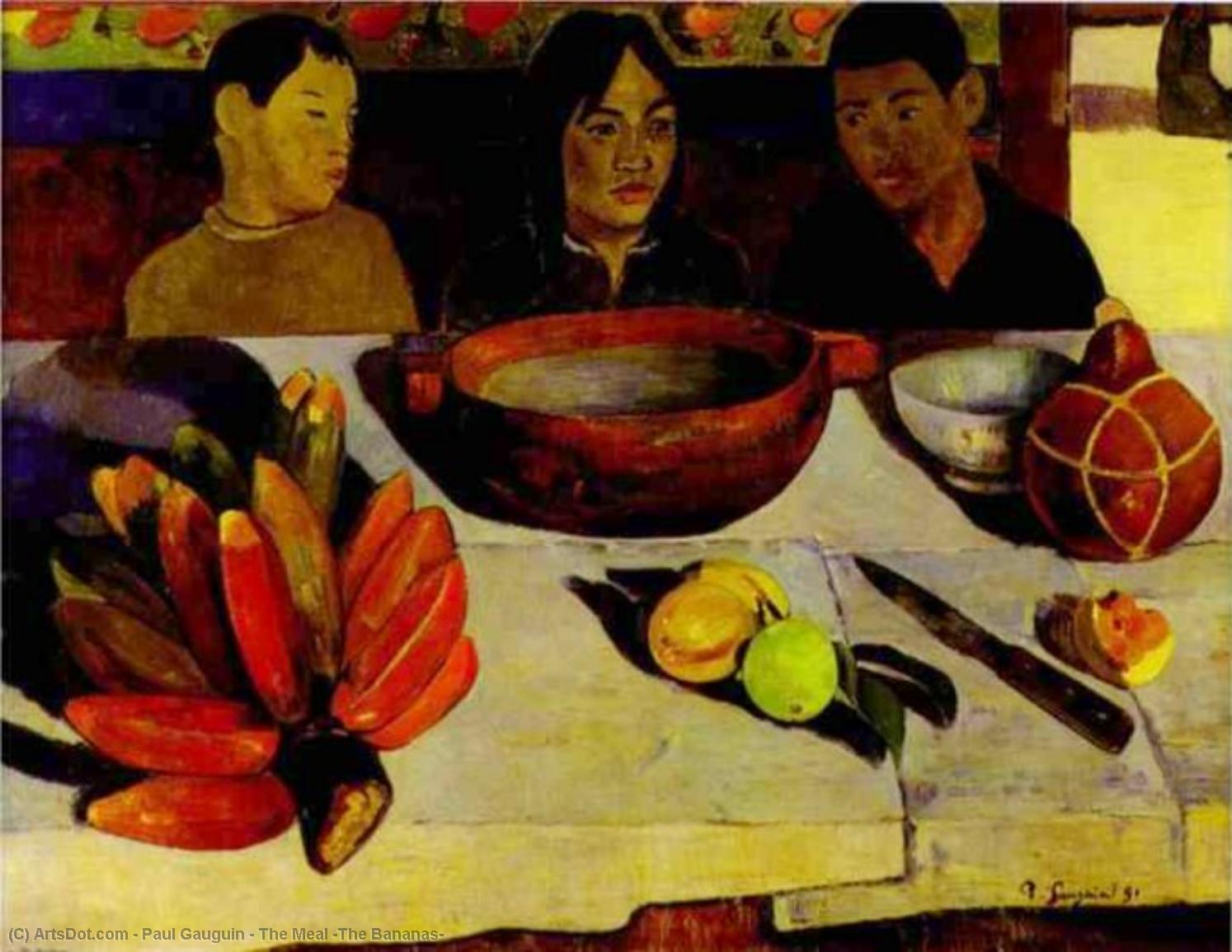 Il Pasto (le Banane) — Eugène Henri Paul Gauguin