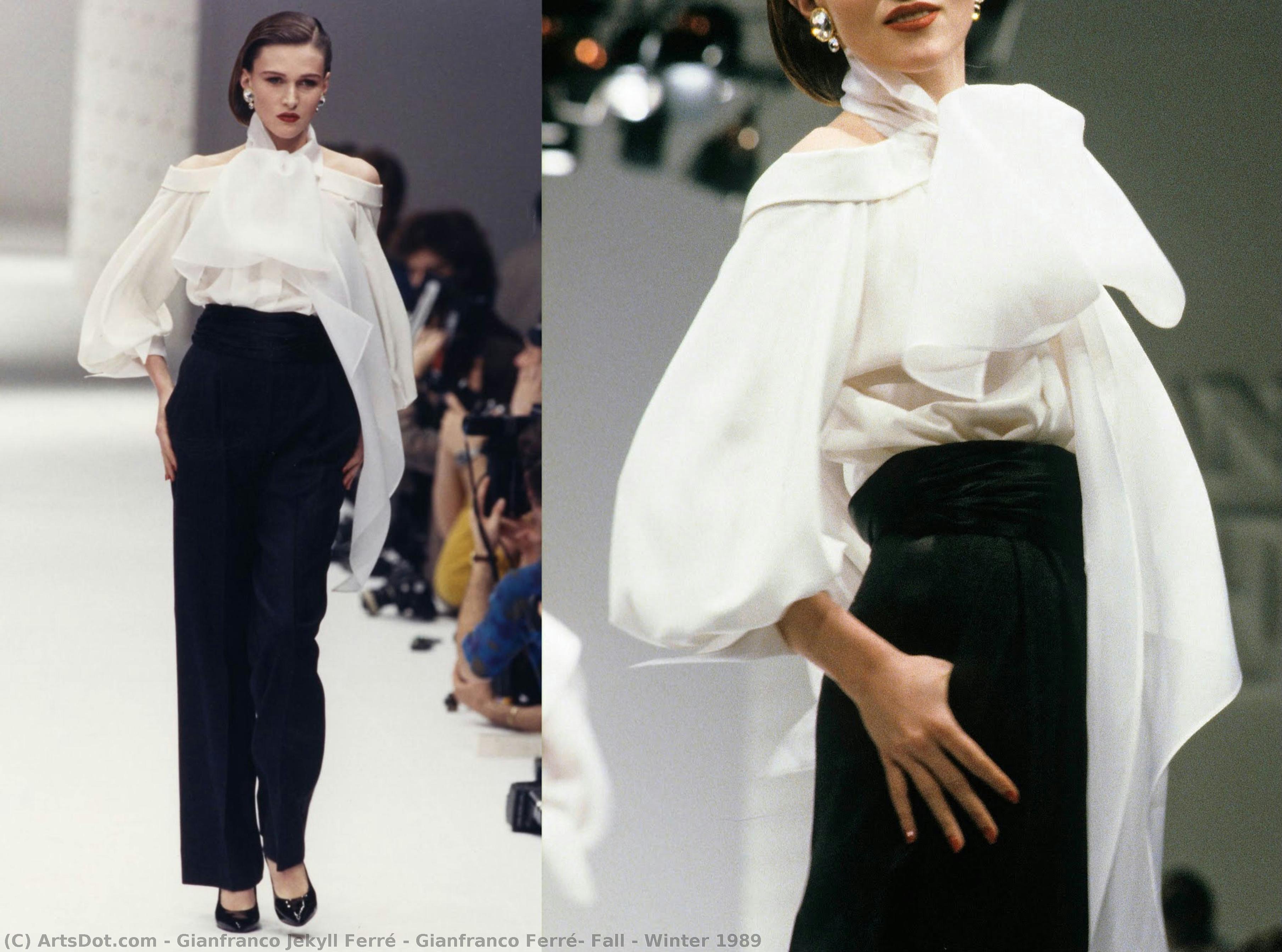 Gianfranco Ferré, Autunno / Inverno 1989 — Gianfranco Ferré