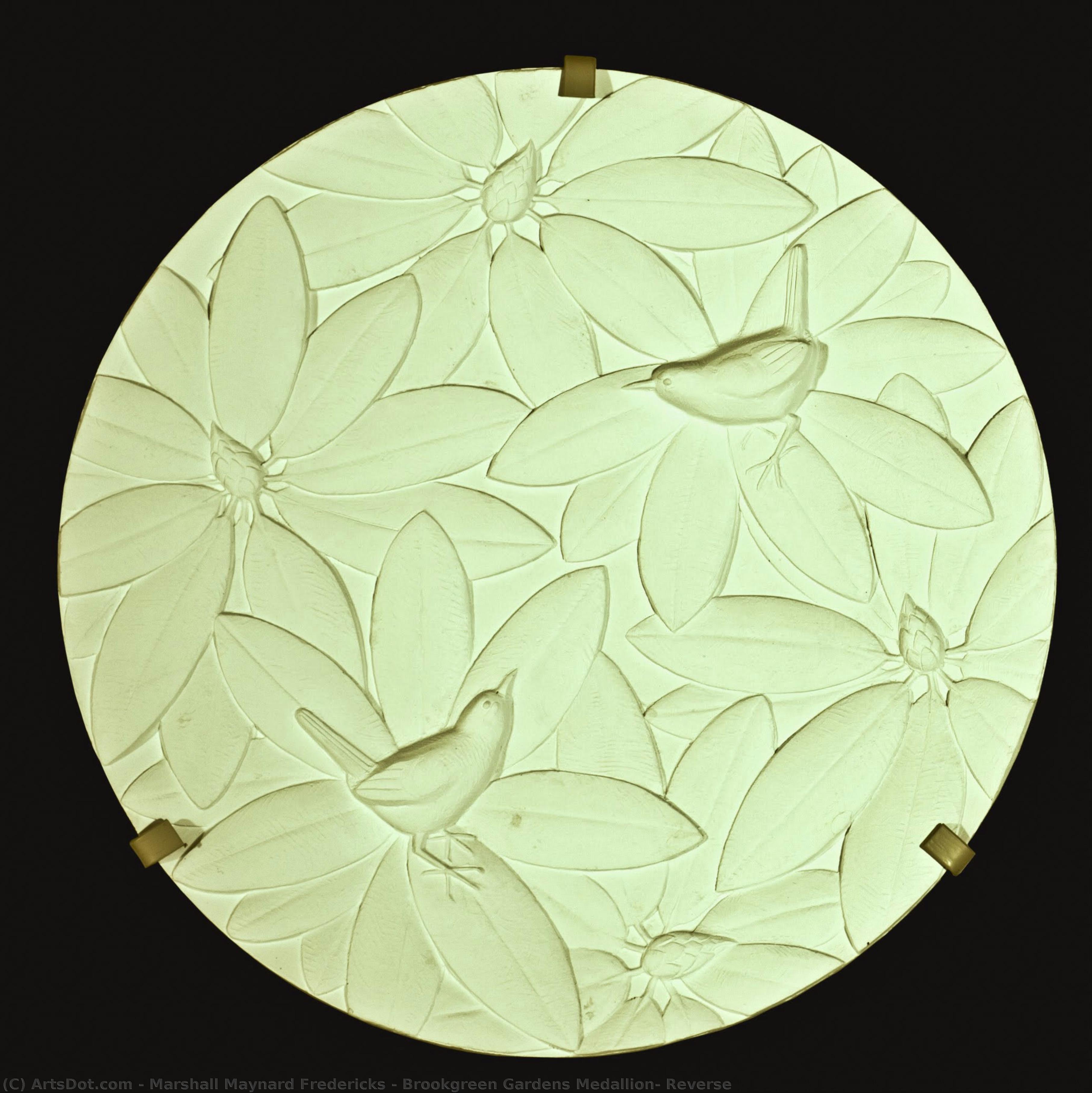 Brookgreen Gardens Medallion, Reverse — Maršal Mejner Frederiks