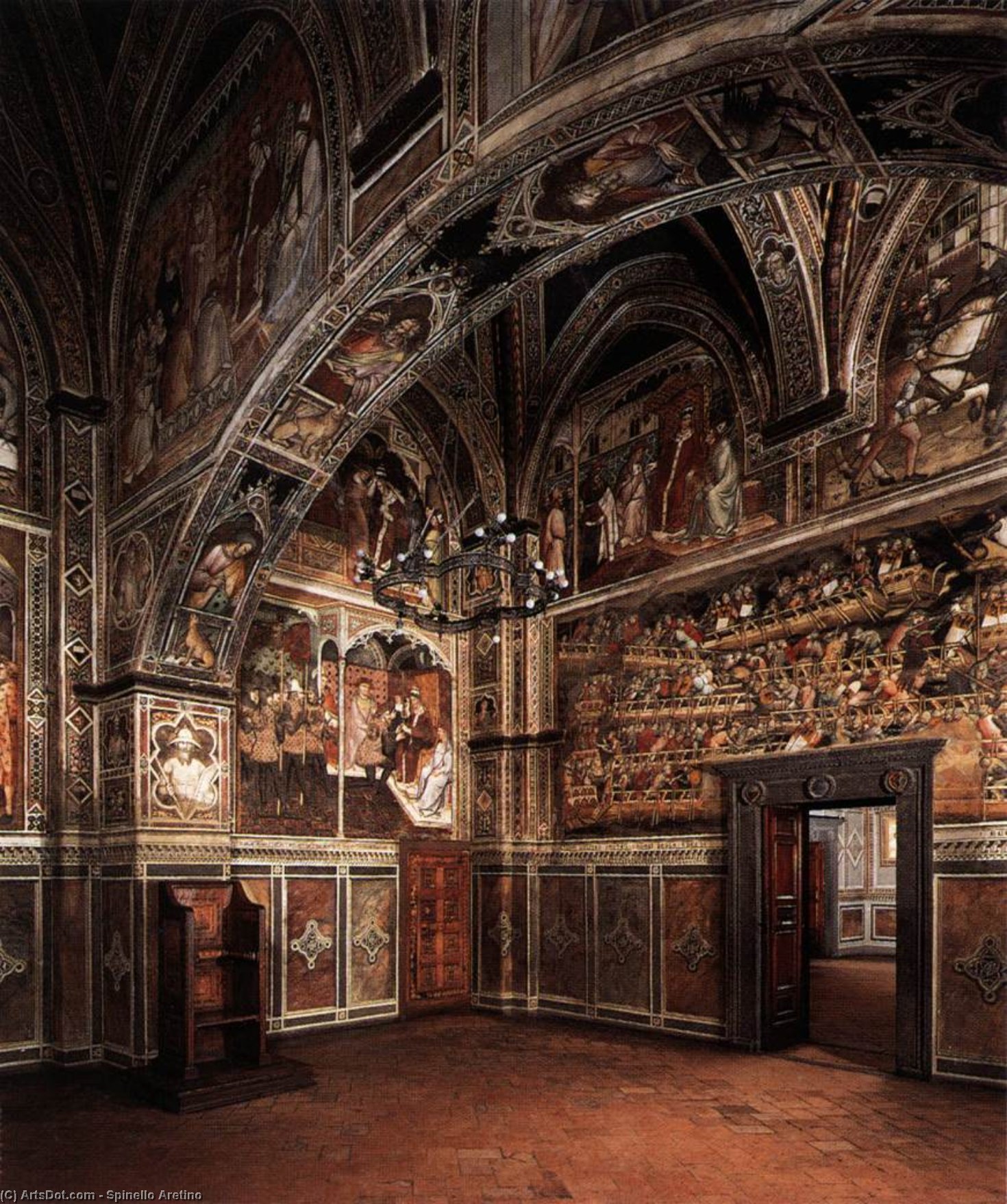 Scènes De La Vie D'alexandre Iii — Spinello Aretino