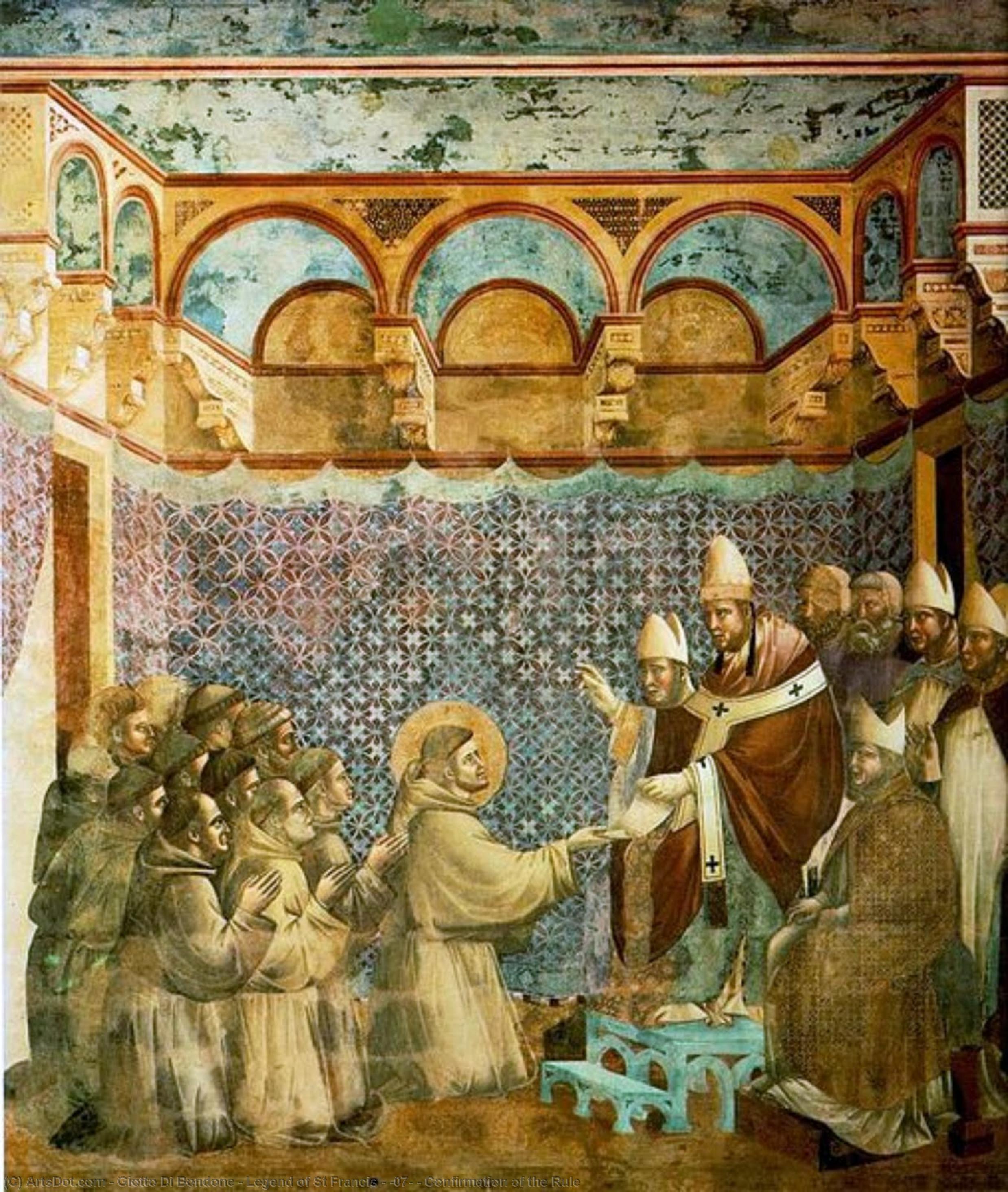 Légende De Saint François - [07] - Confirmation Du Règlement — Giotto Di Bondone