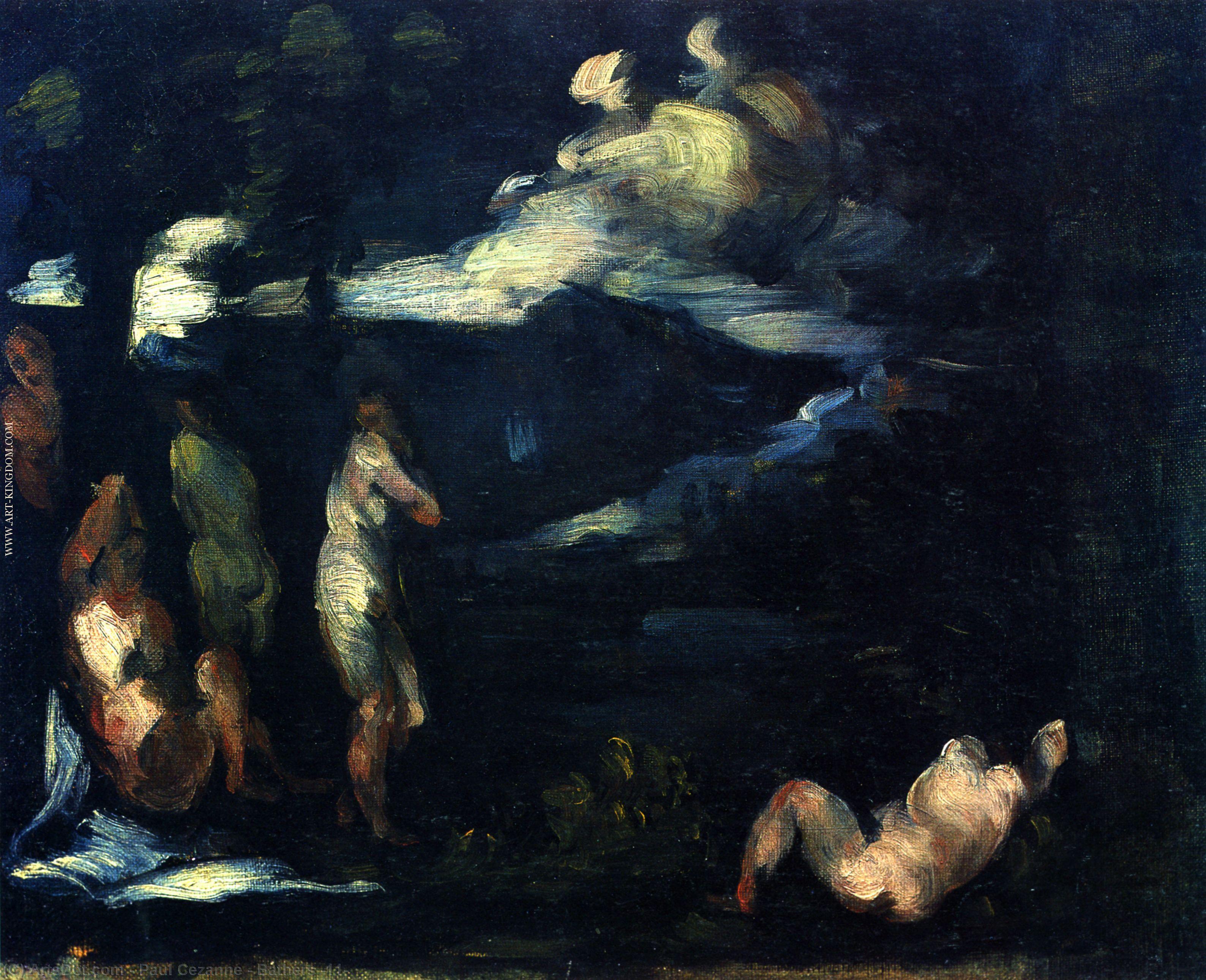 Yüzücüler (11) — Paul Cézanne
