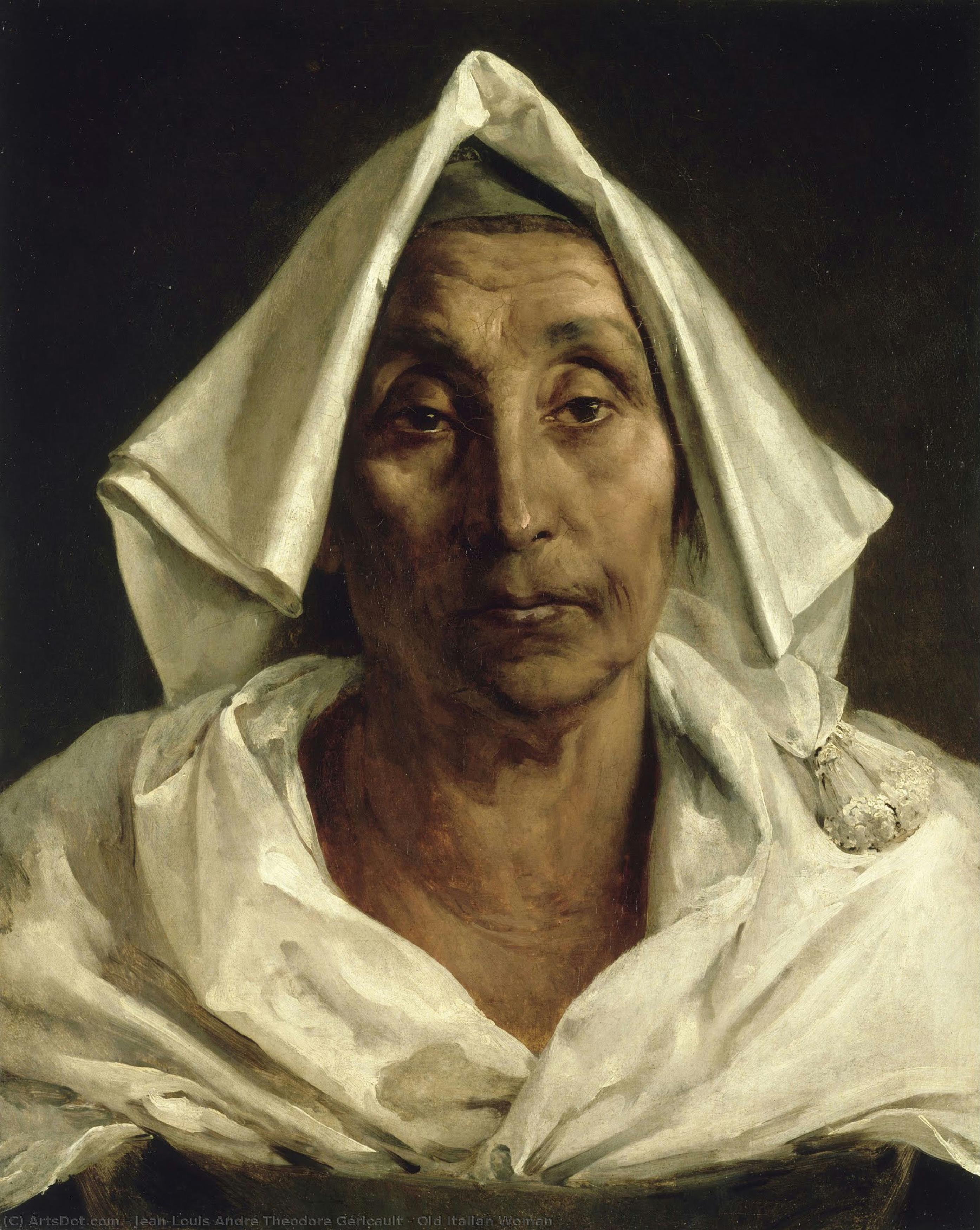 Anziana Donna Italiana — Géricault