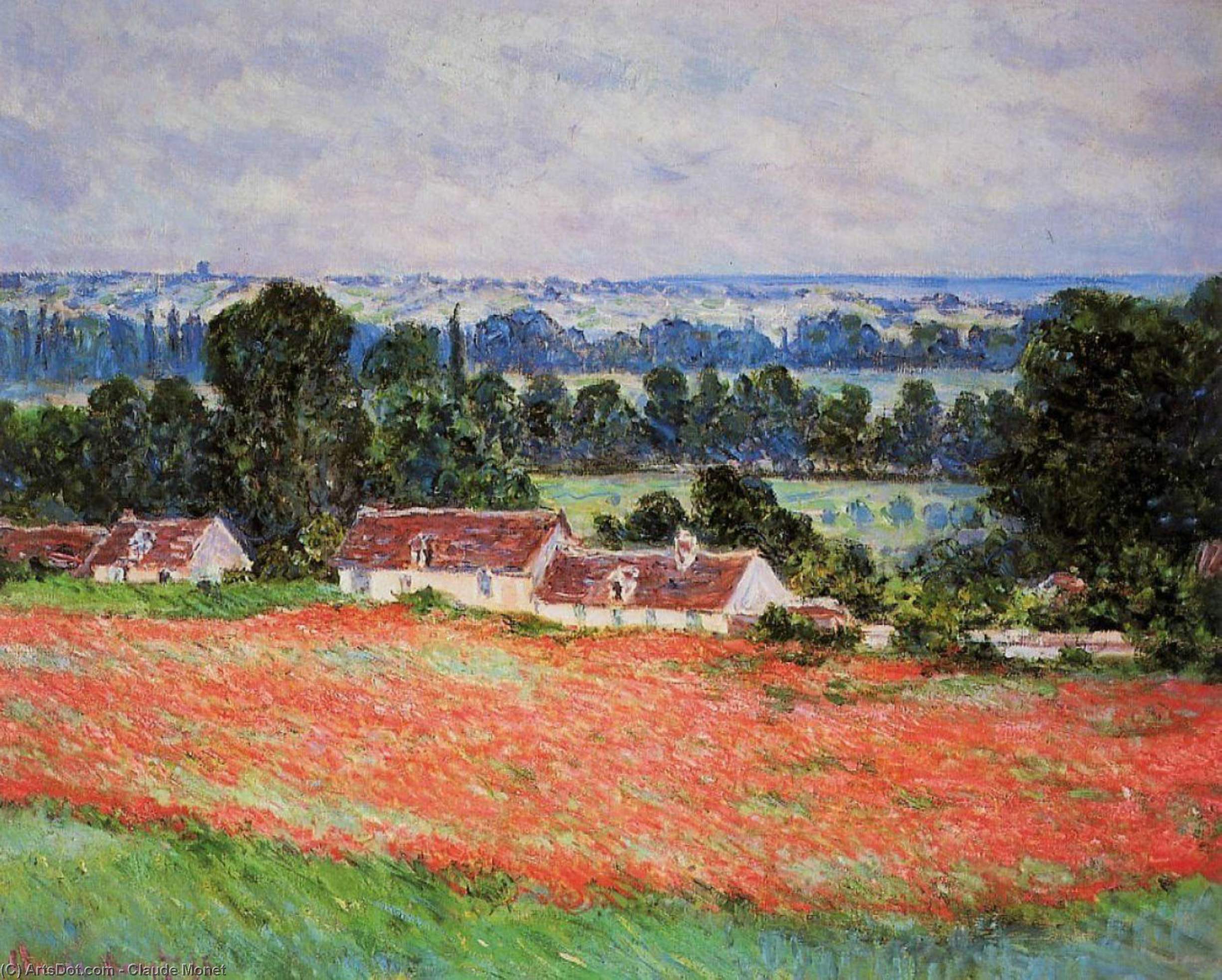 Poďatkový Poli V Giverny — Claude Monet