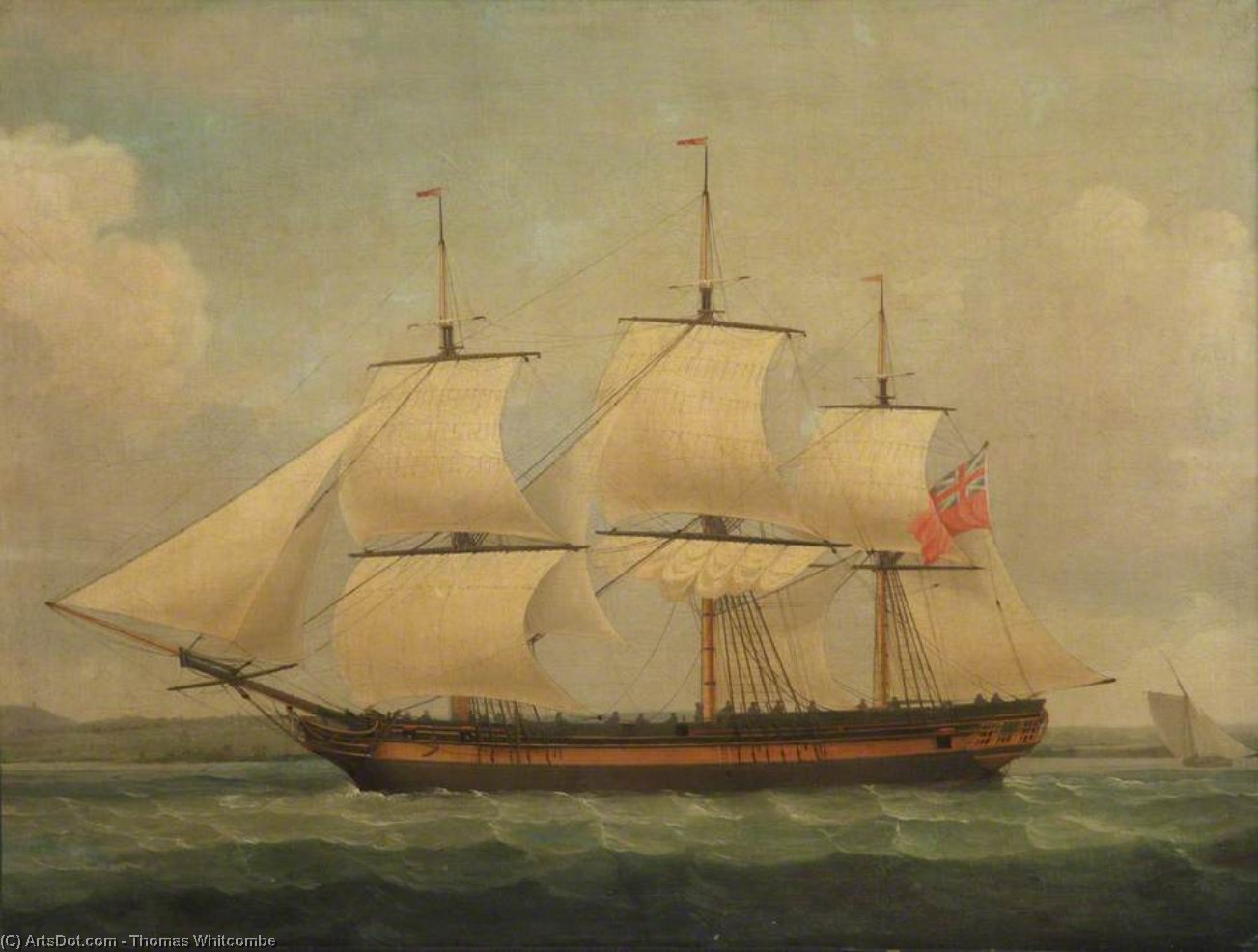 The Ship 'ealing Grove' — Thomas Whitcombe