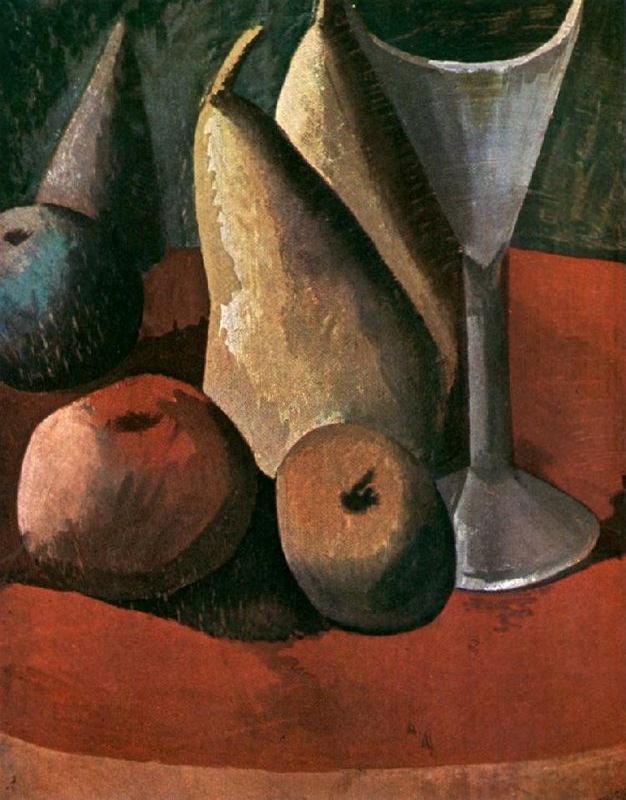 Obst Und Weinglas — Pablo Picasso