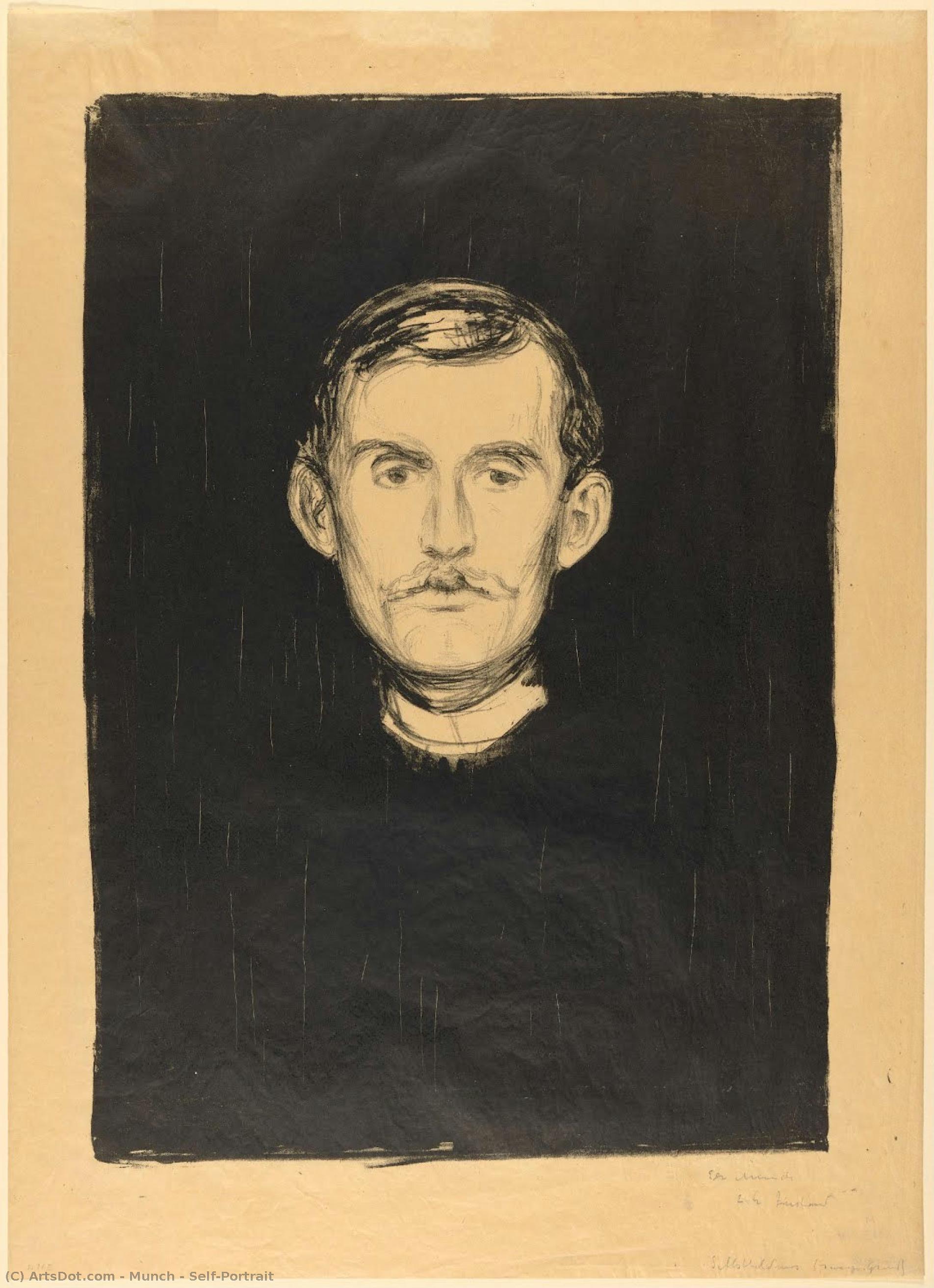 Autoportret — Edvard Munch
