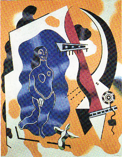 Dancer Blue — Fernand Léger