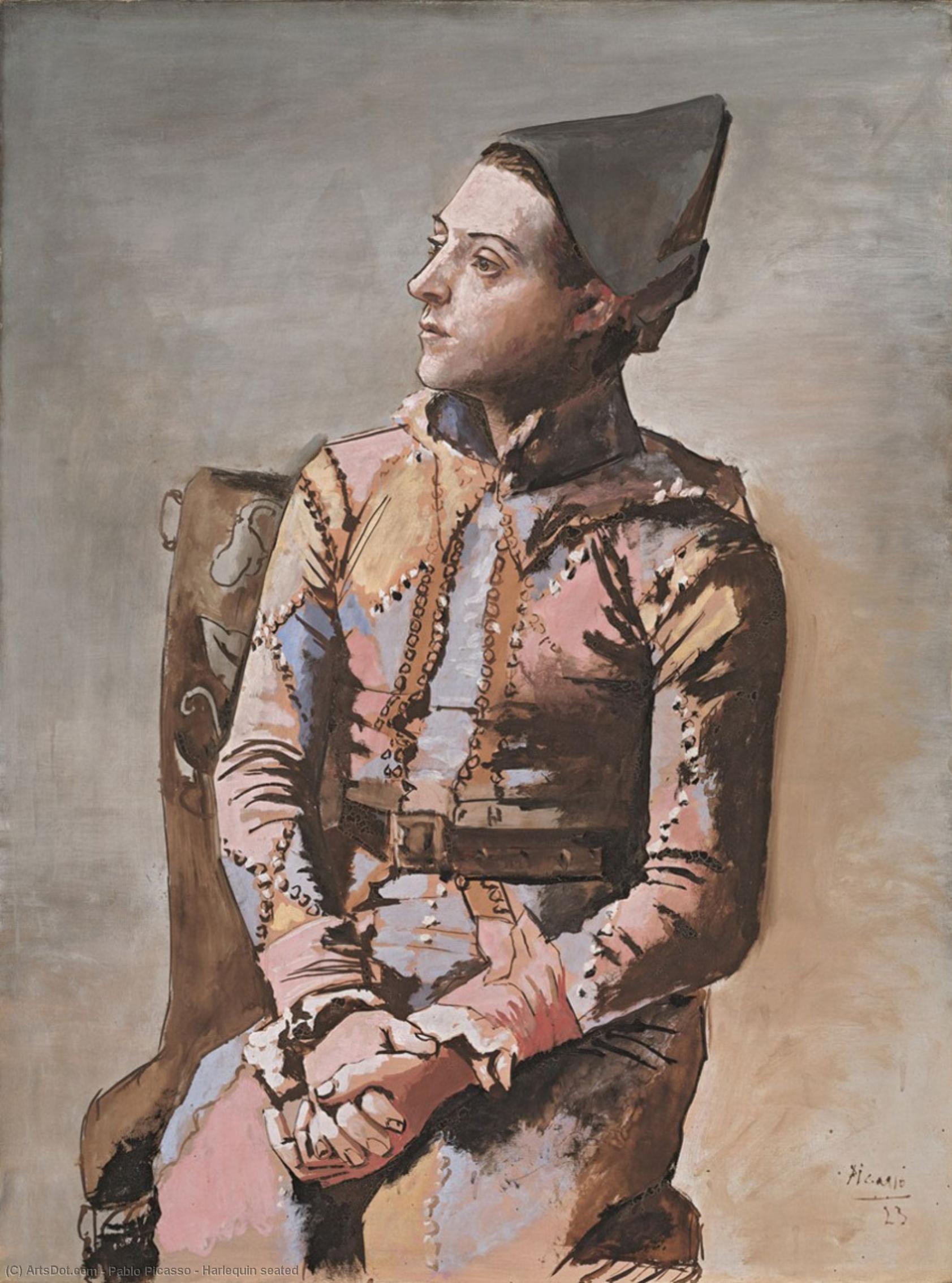 Arlequin Assis — Pablo Picasso
