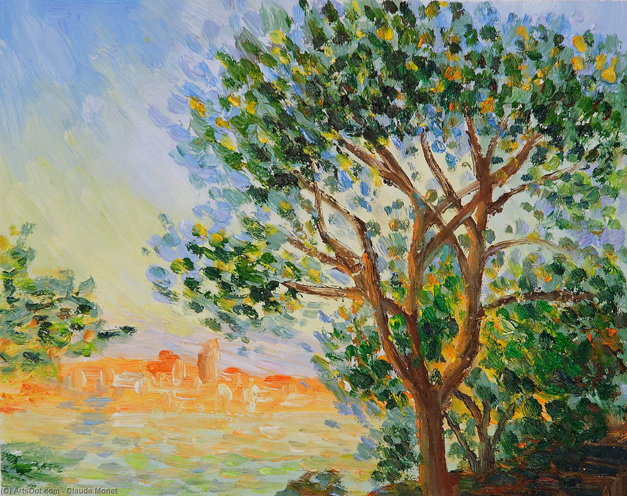 View Of Antibes — Claude Monet