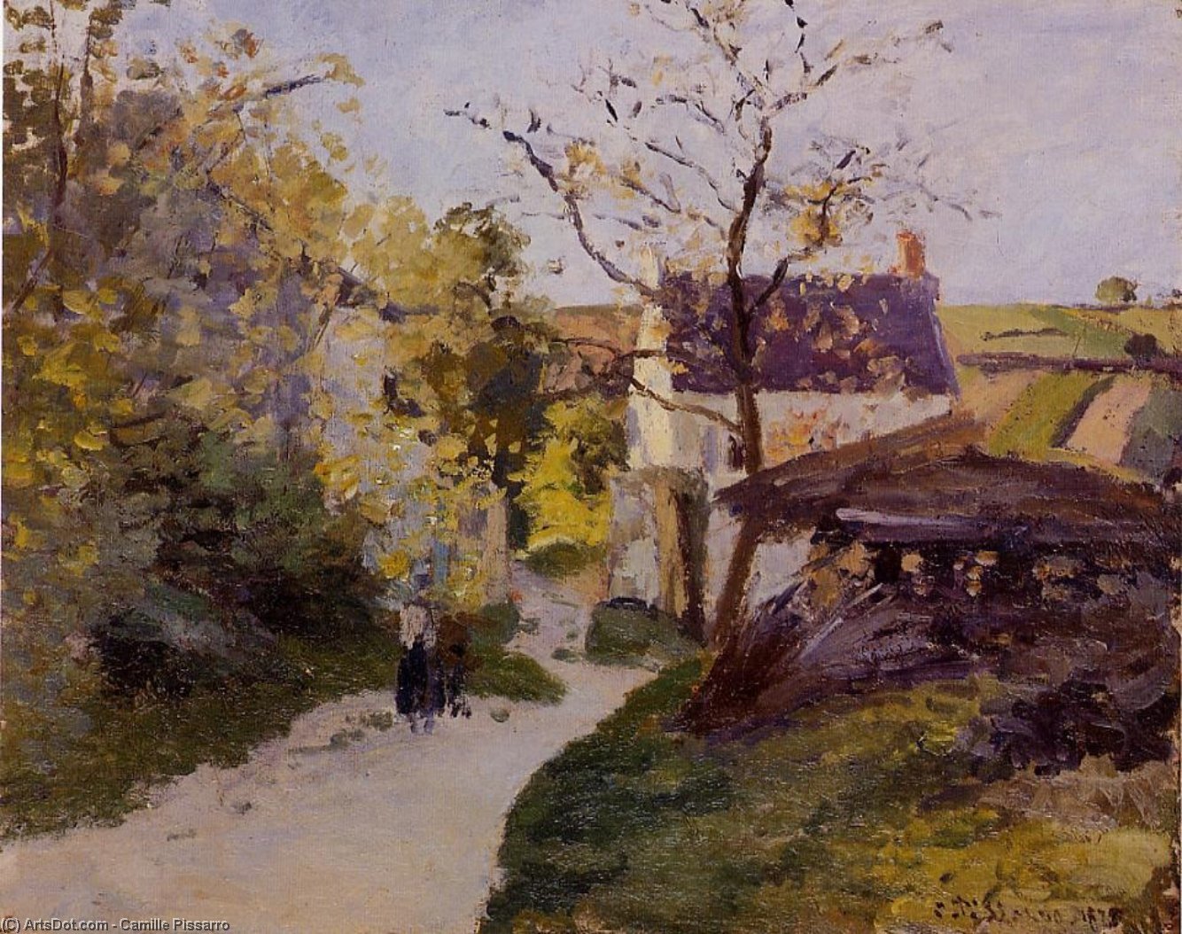 Didysis Riešutmedis Hermitage — Kamilis Pisaro