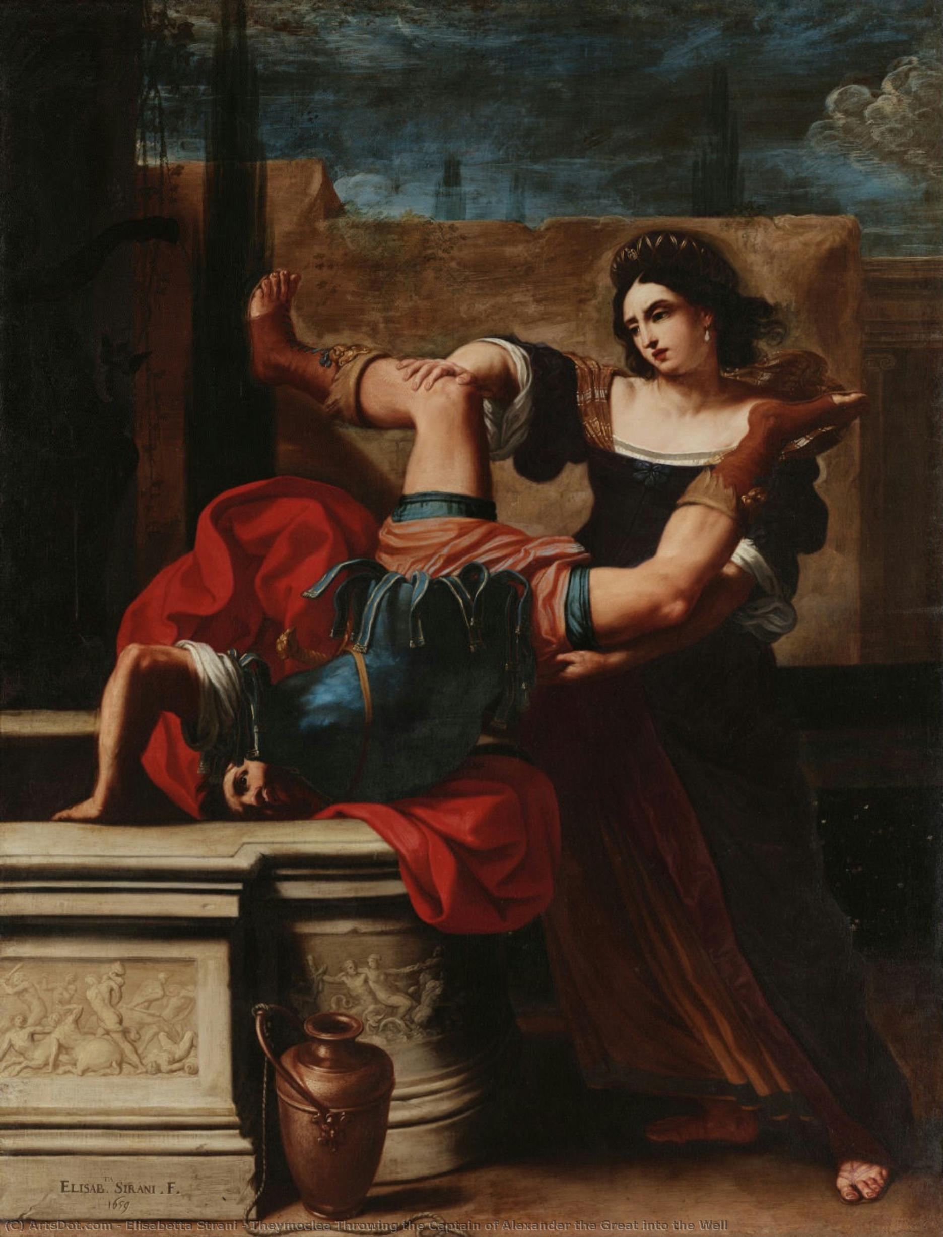 Timoclea Hodící Alexandrovského Velitele Do Studny — Elisabetta Strani
