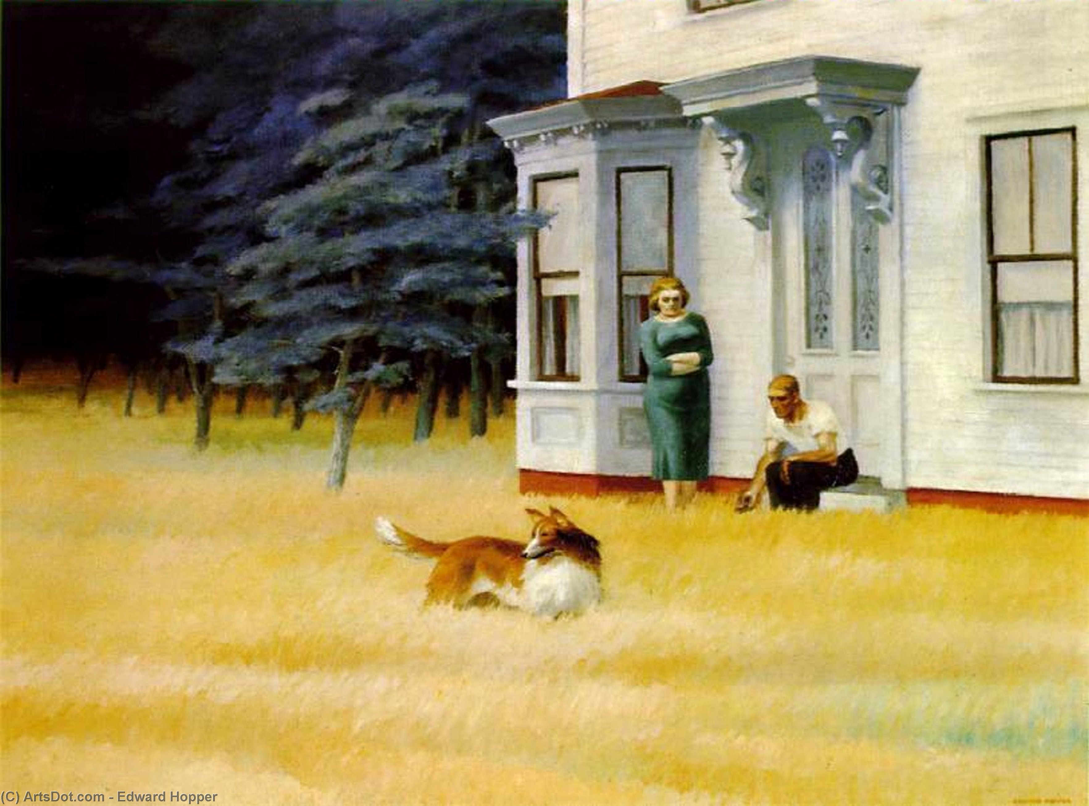 Ecco La Traduzione Del Titolo Dell'opera Nella Lingua Italiana: Cape Cod Sera — Edward Hopper
