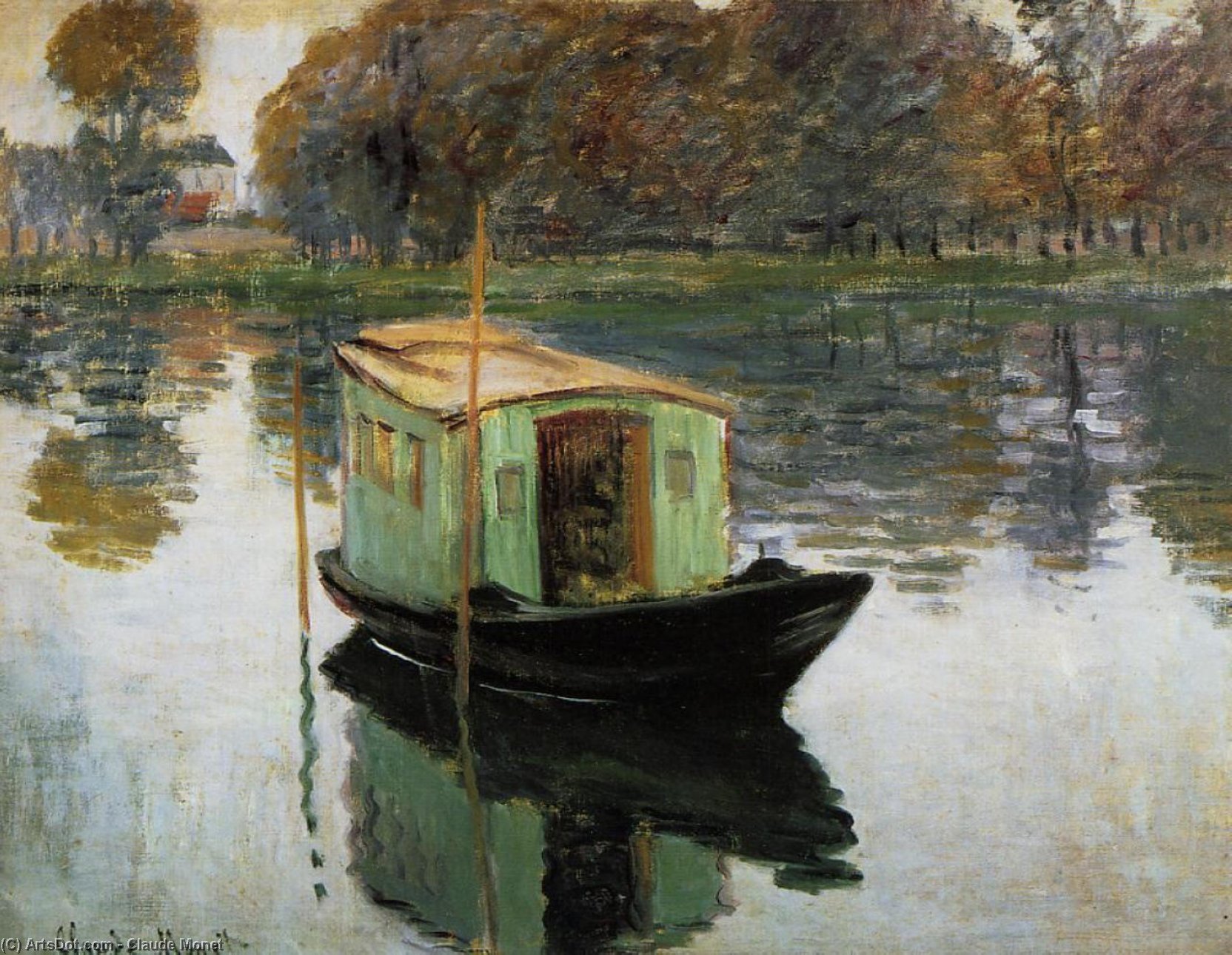Das Studioboot — Claude Monet