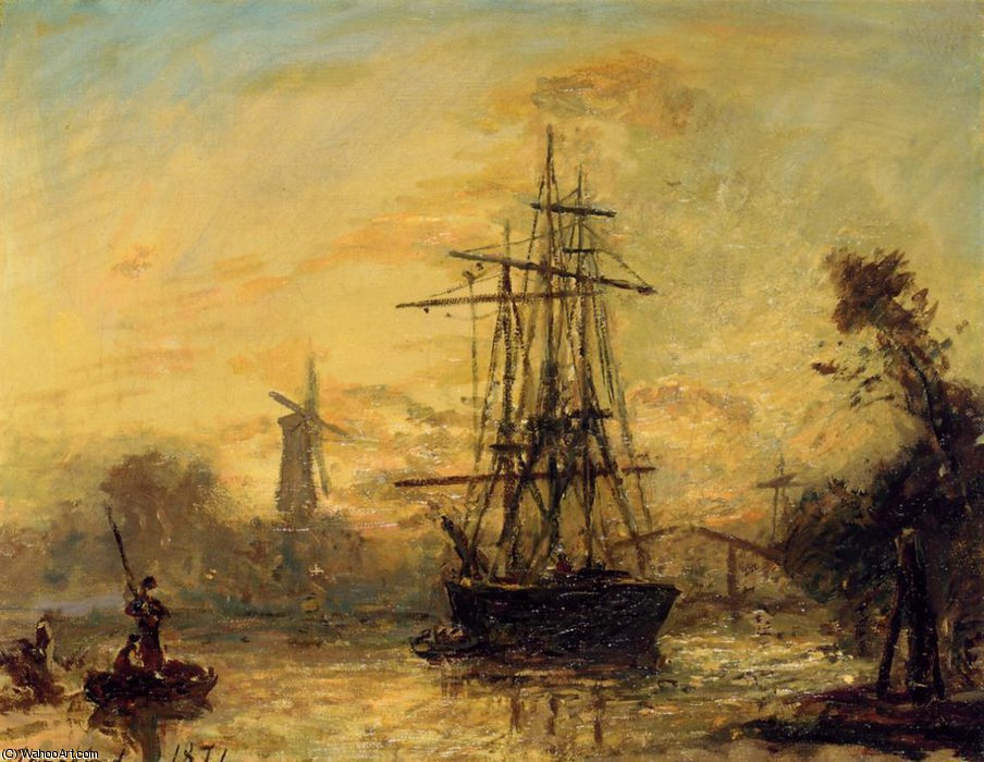 Rotterdam — Johanas Bartoldas Jongkindas