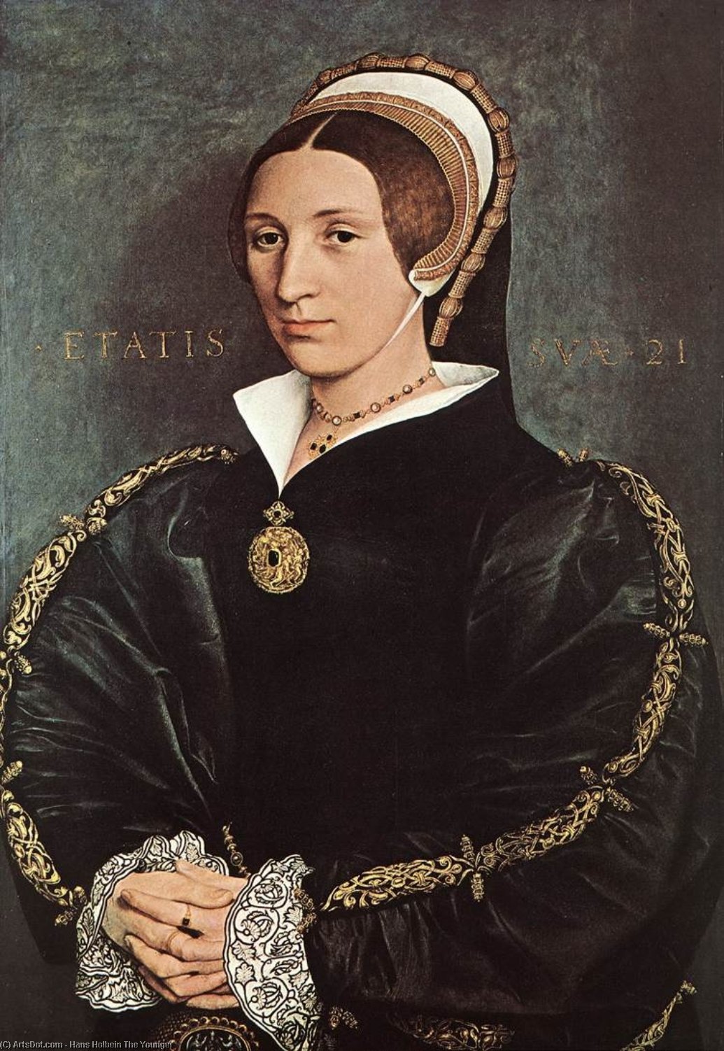 Portrett Av Katarina Howard — Hans Holbein Den Yngre