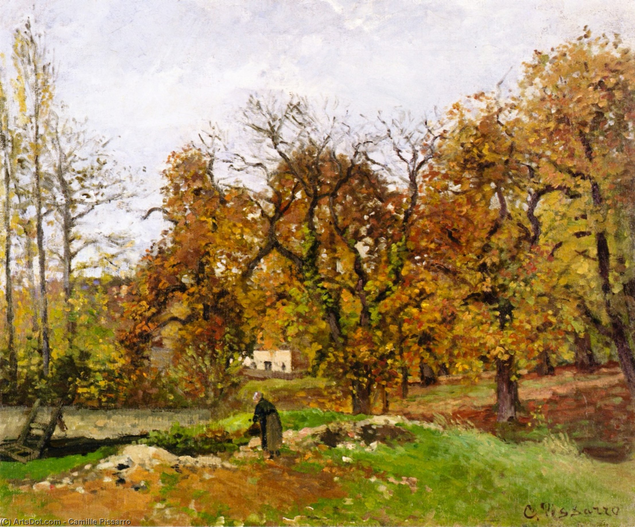 Le Ru De Montbuisson — Camille Pissarro