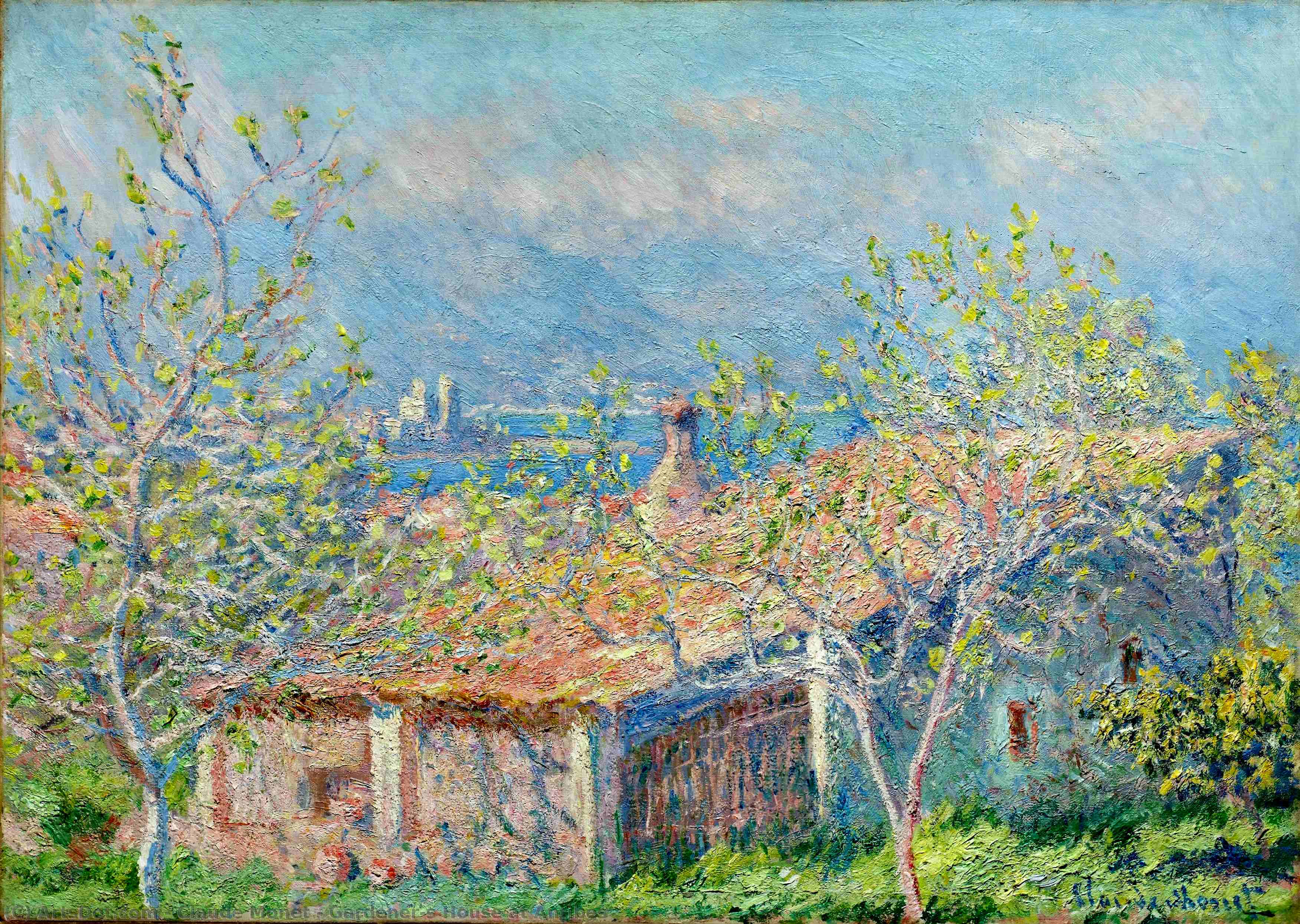 Gärtnerhaus In Antibes — Claude Monet