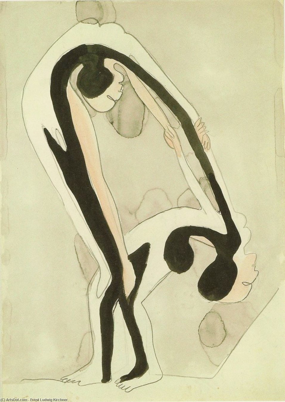 Acrobati — Ernst Ludwig Kirchner