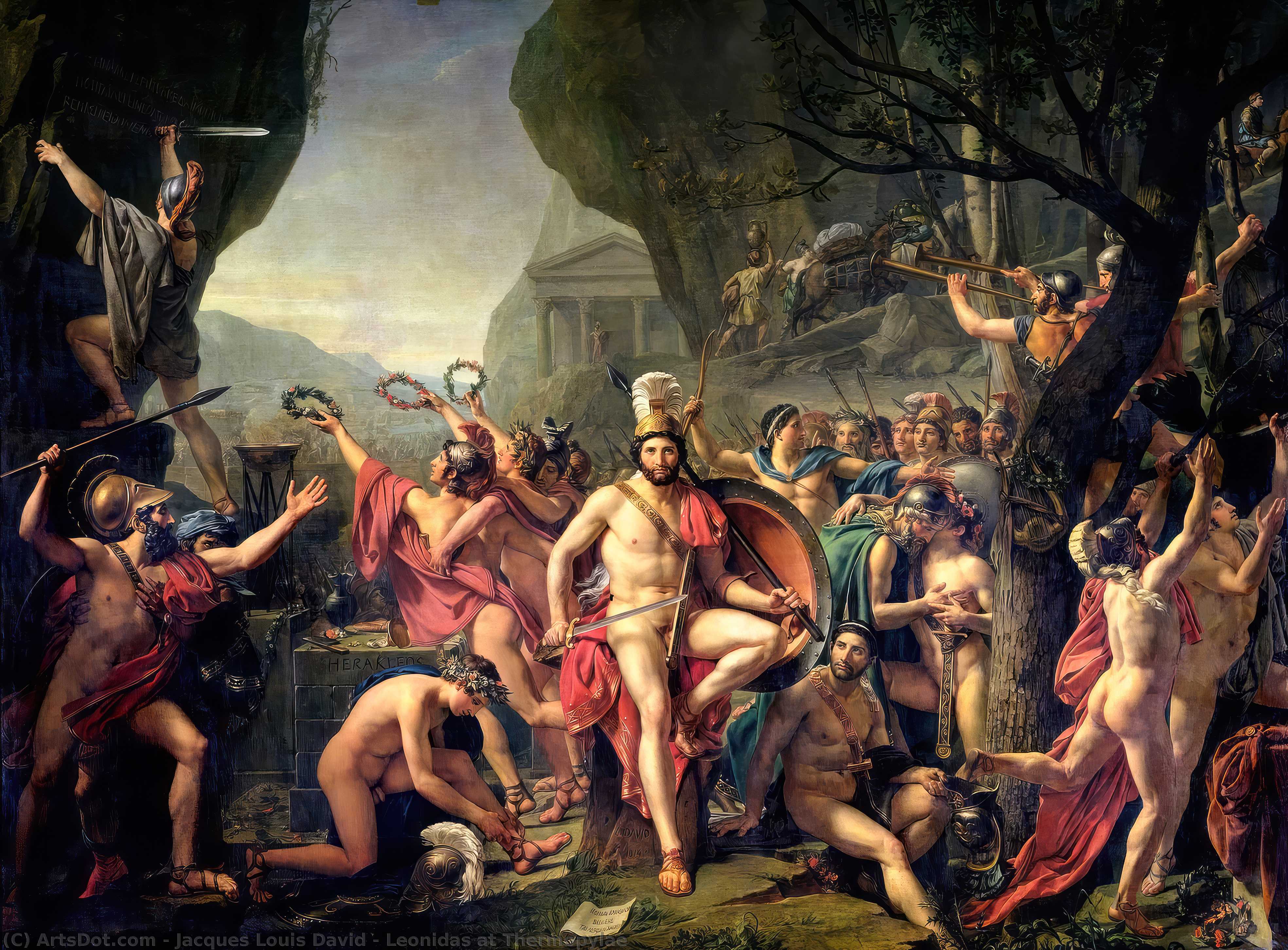 Leonida V Termopilaj — Žak-lujs David