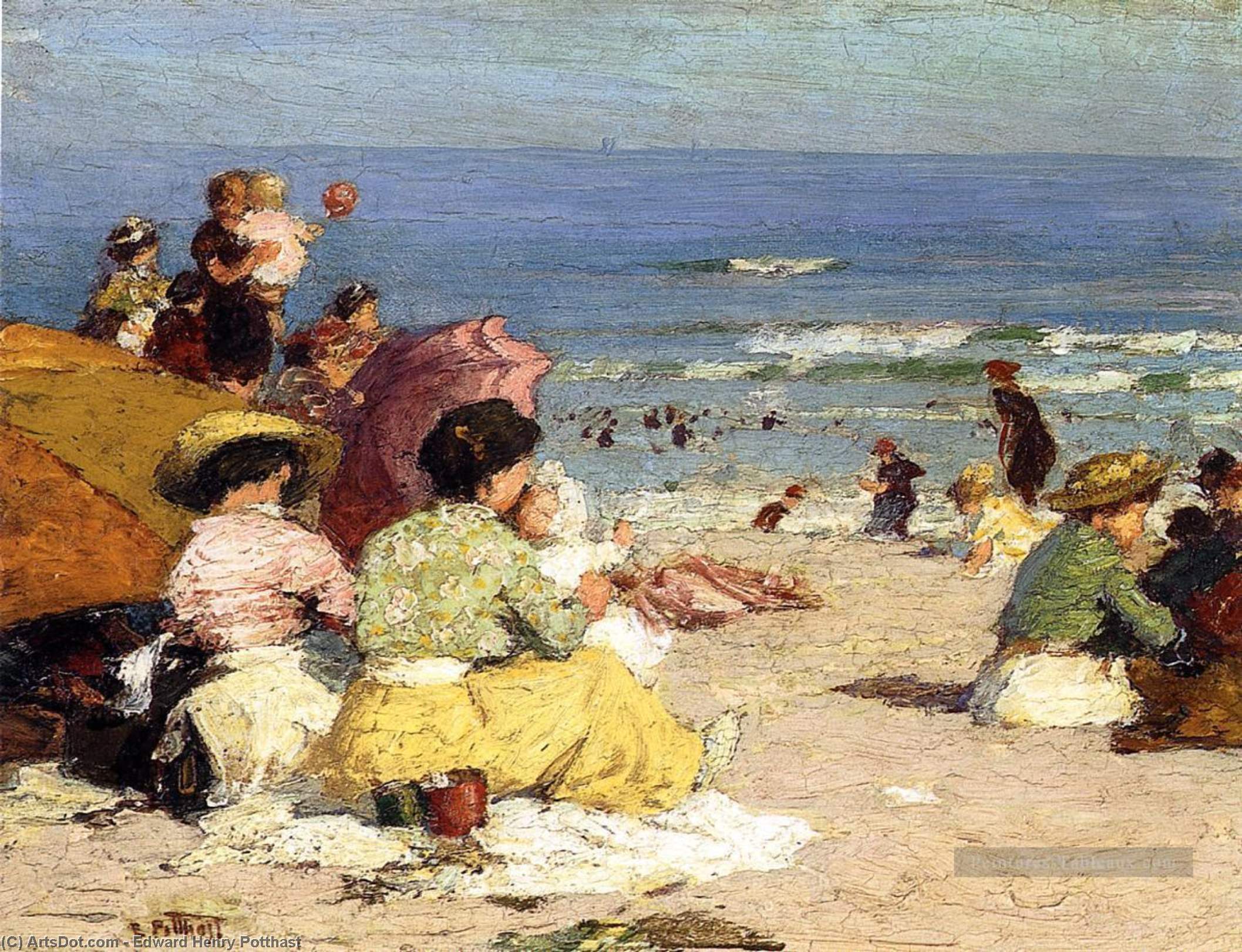 Beach Scene — Edward Henry Potthast