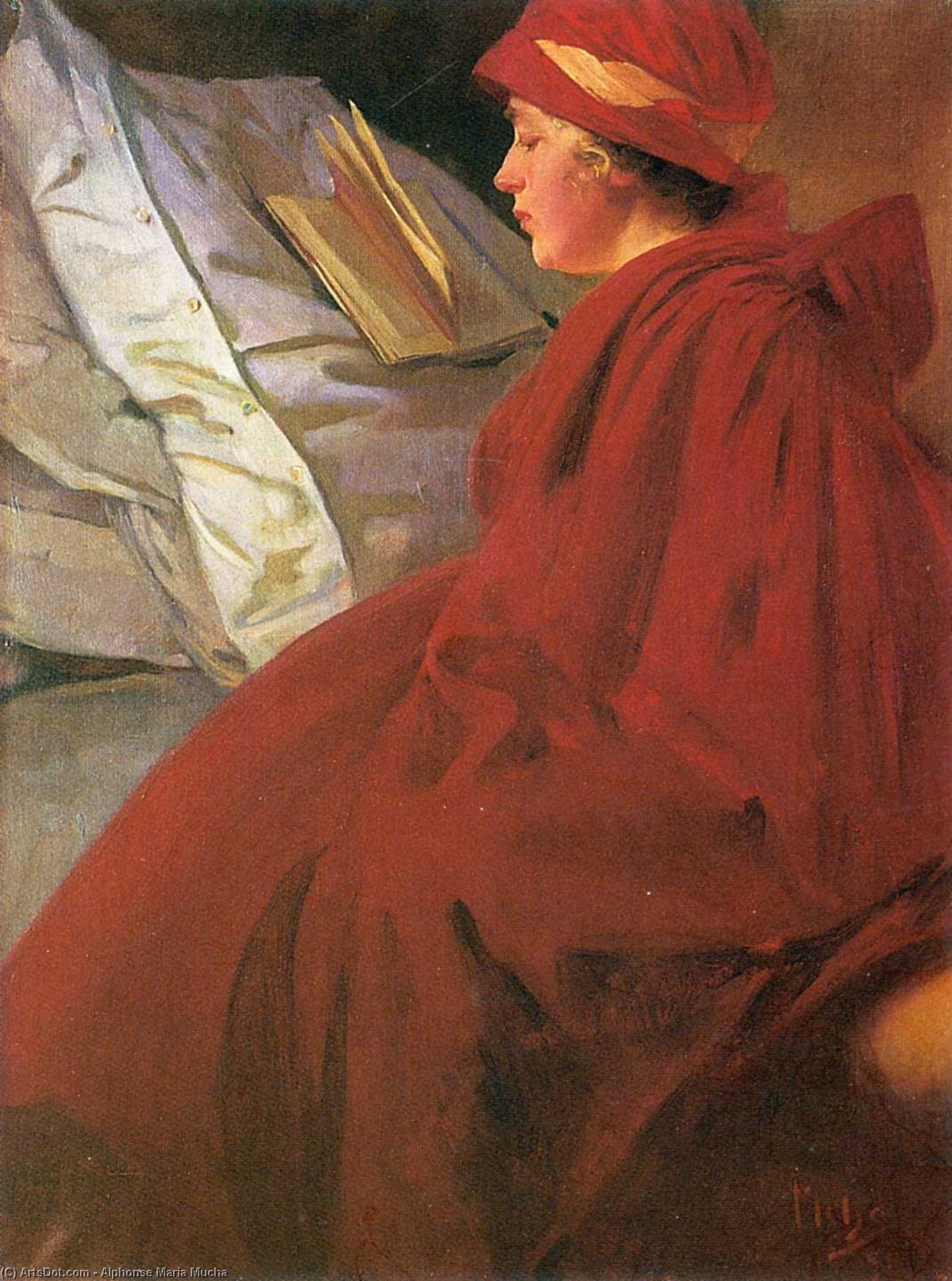 Red Coat — Alfons Mucha
