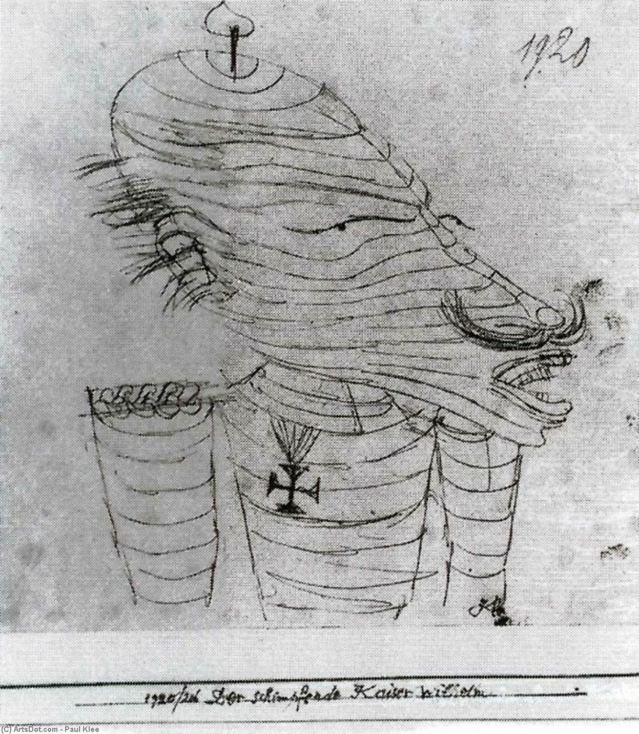 Kaiser Wilhelm, Fluch — Paul Klee