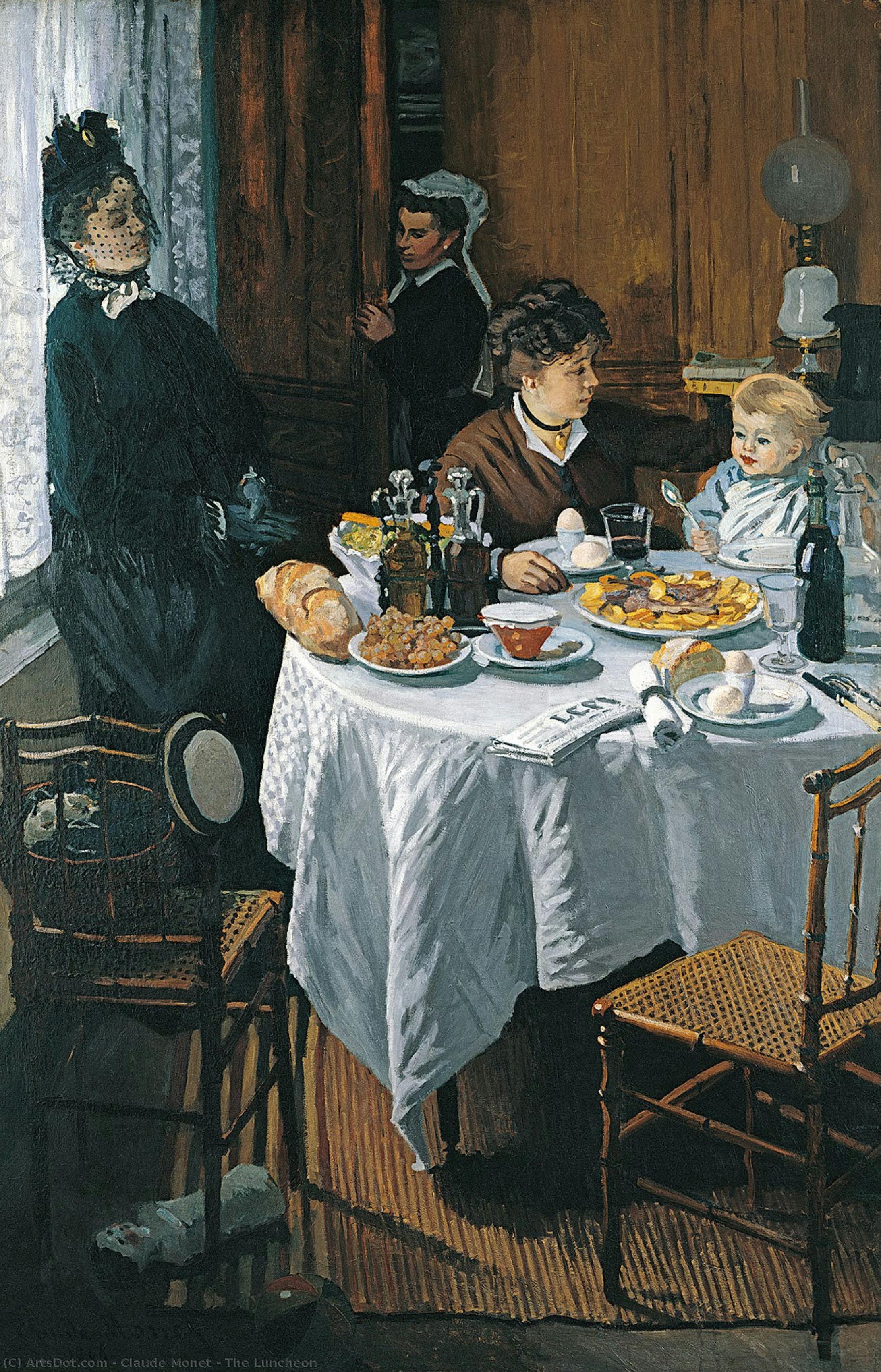 Das Mittagessen — Claude Monet