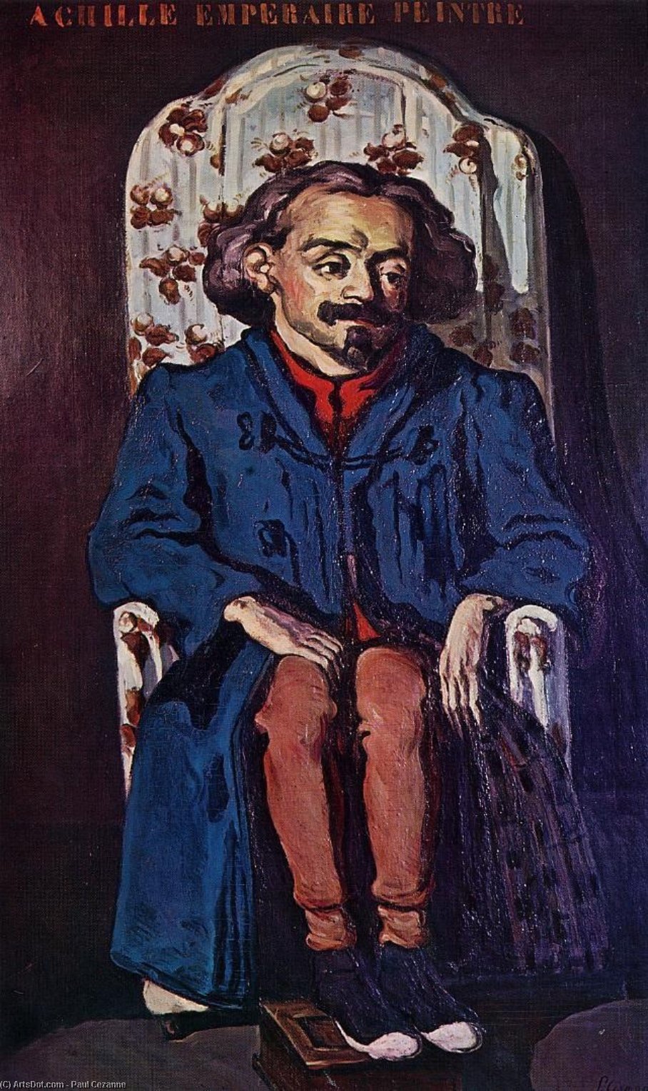 Retrato Del Pintor, Achille Emperaire — Paul Cézanne