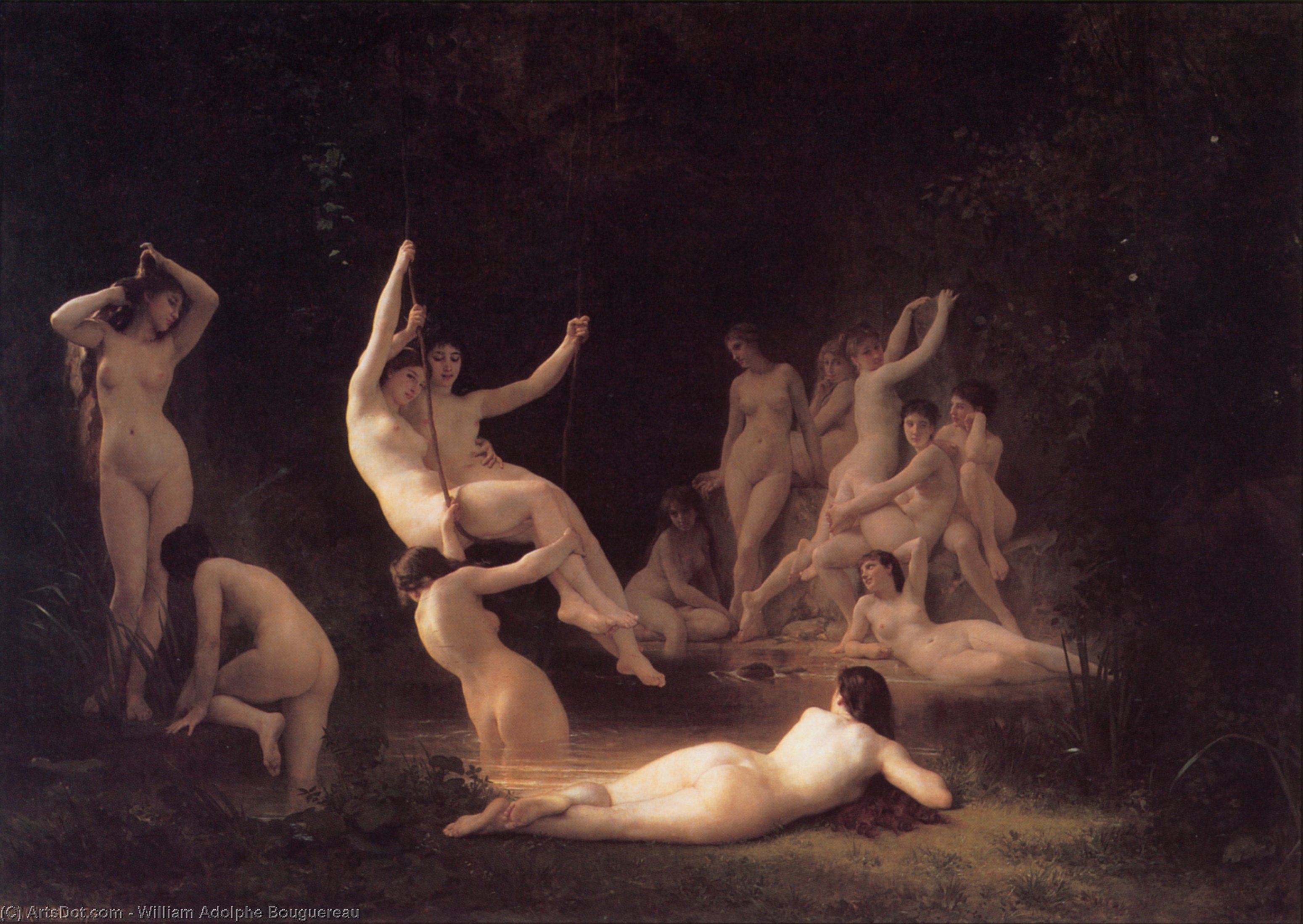 Il Ninfeo — William-adolphe Bouguereau